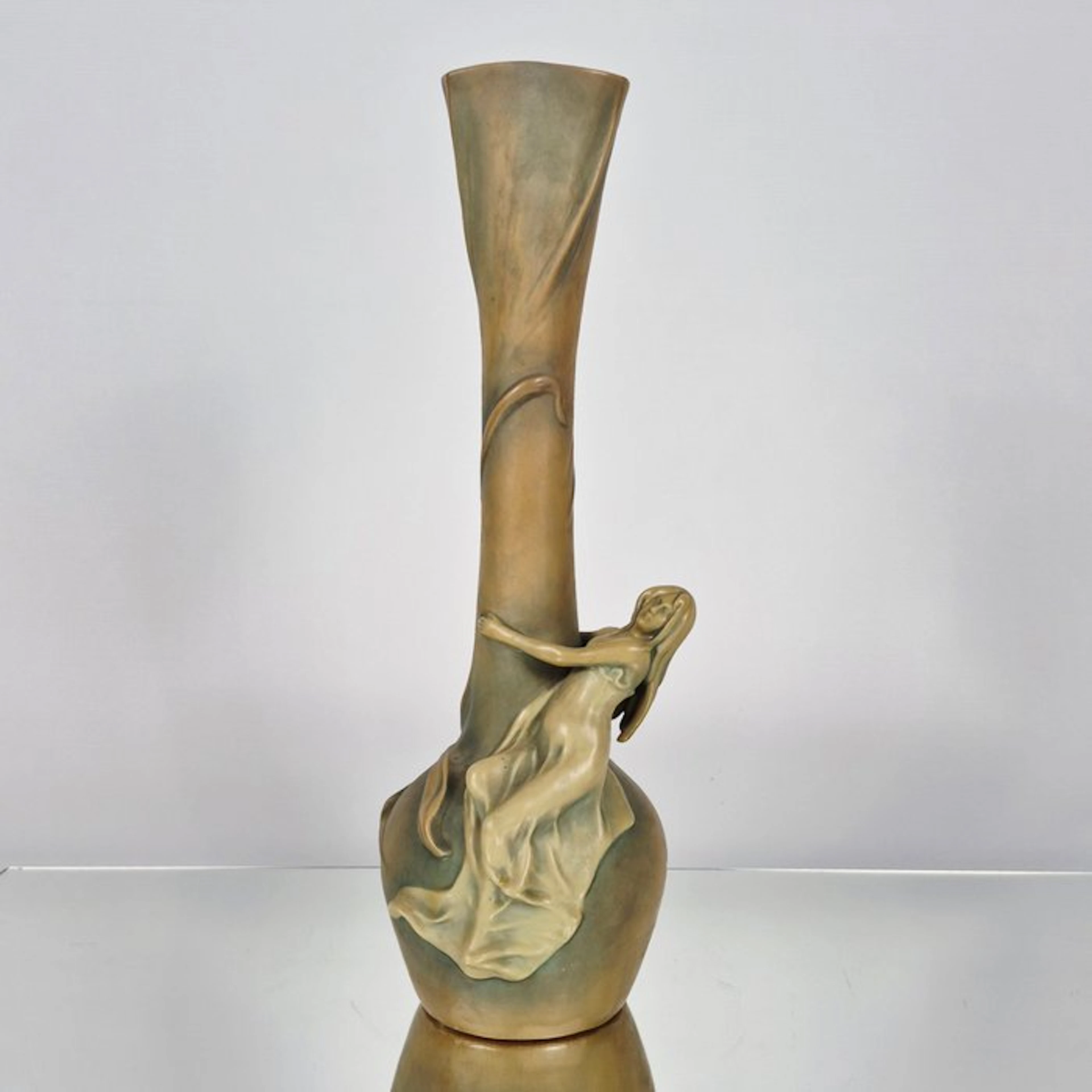 Bernard Bloch - Vase - Model 3728 (46.5 cm) - Ceramic - Veiled water nymphs
