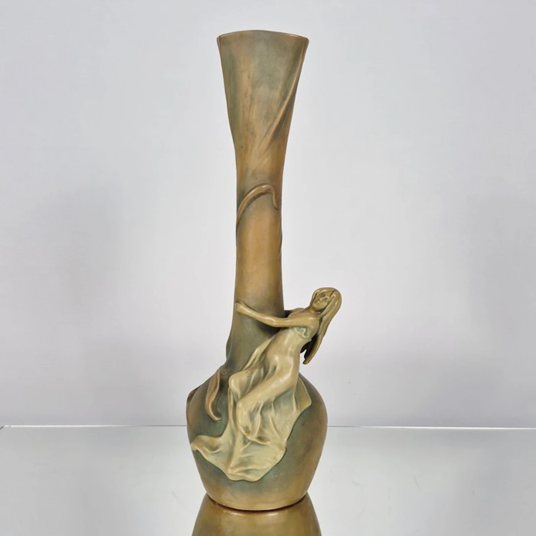 Bernard Bloch - Vase - Model 3728 (46.5 cm) - Ceramic - Veiled water nymphs