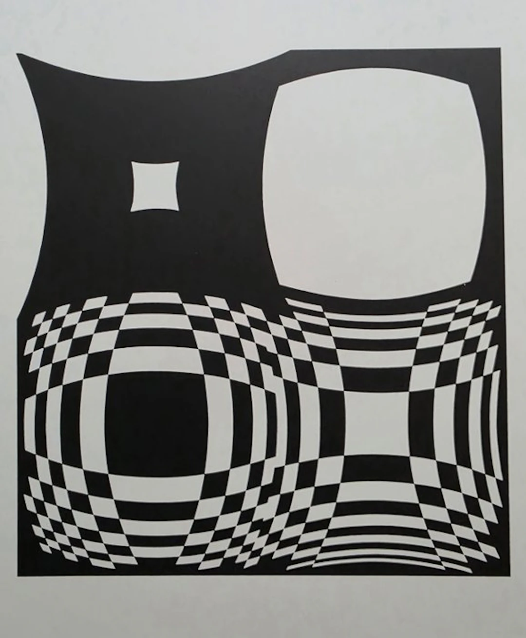 Victor Vasarely (1906-1997) - Japet, 1956- tirage de collection rare et épuisé