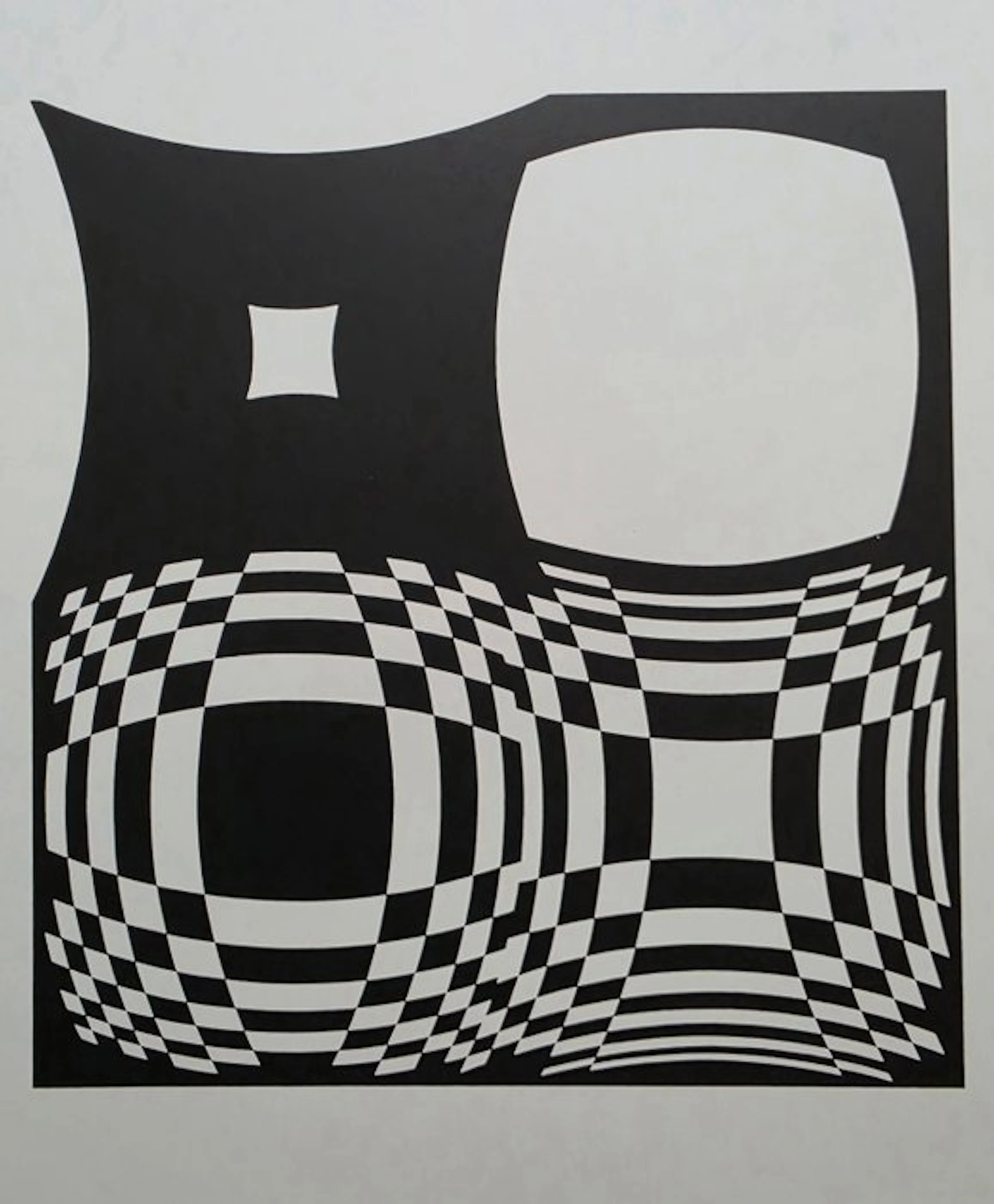 Victor Vasarely (1906-1997) - Japet, 1956- tirage de collection rare et épuisé