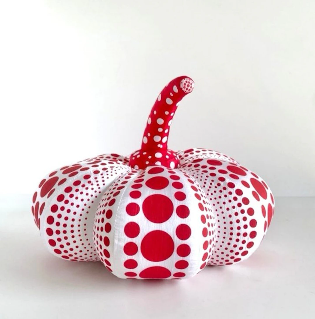 Yayoi Kusama (1929) (after) - Dots Obsession (Pumpkin Red)