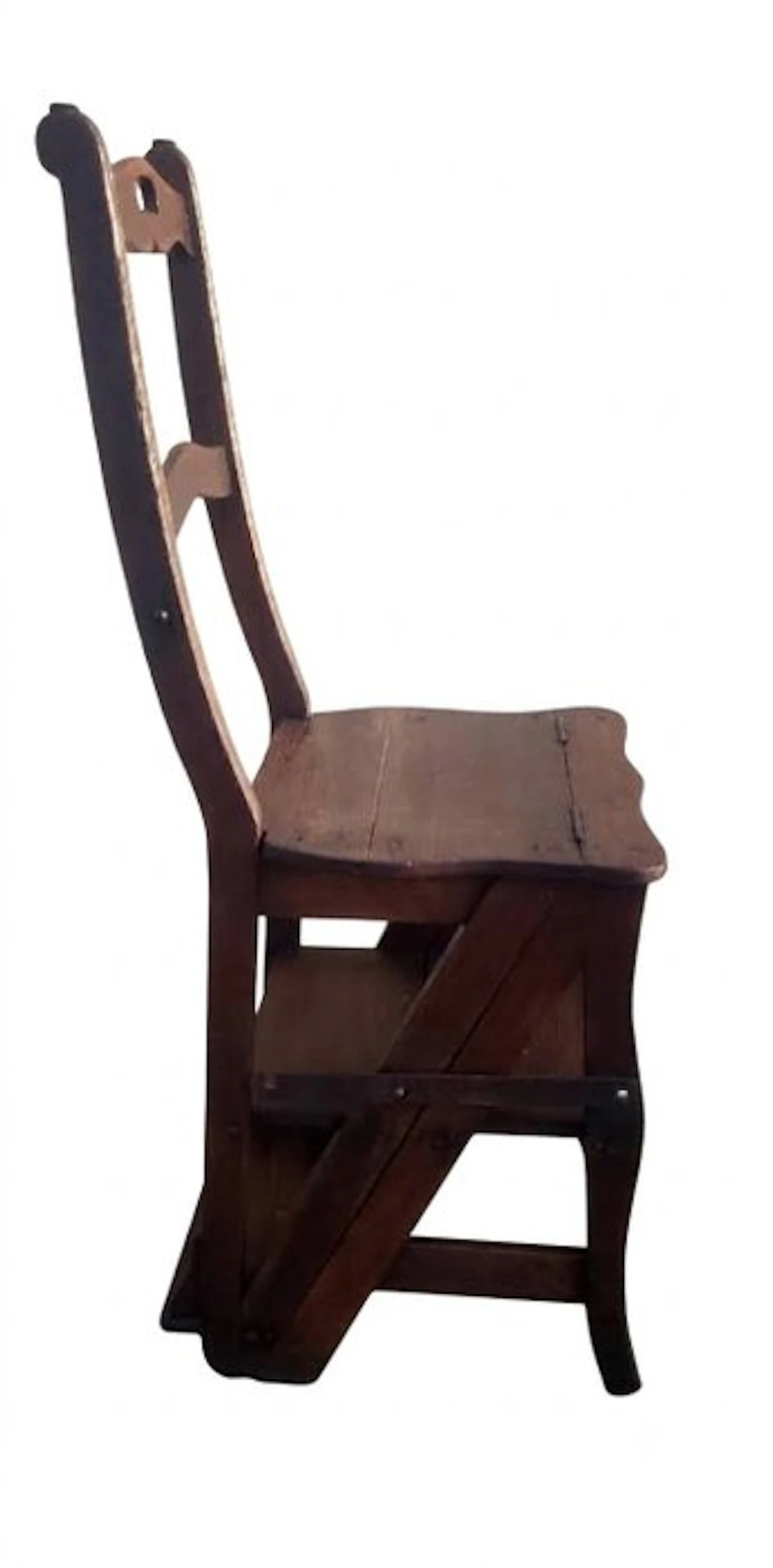 Chair - Oak - vintage step-ladder chair