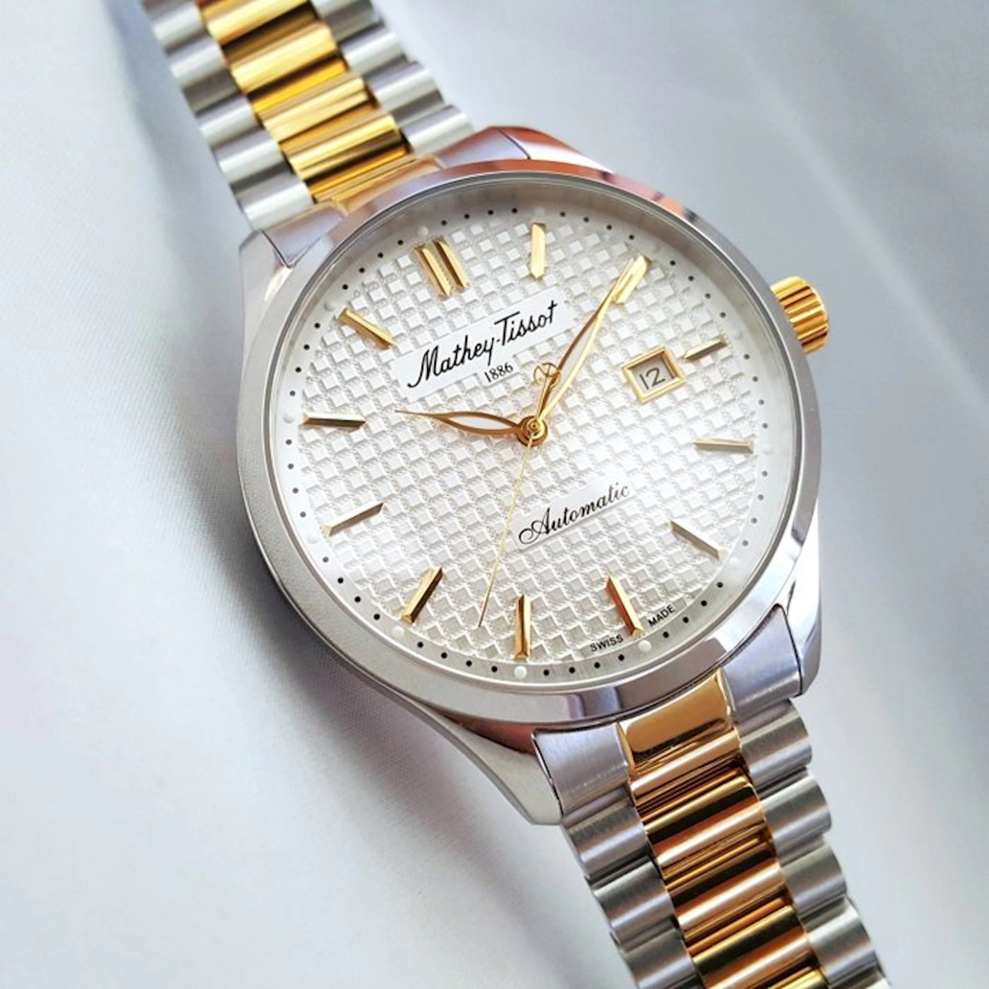 Mathey-Tissot - Automatic - Swiss Made - Gold Steel...