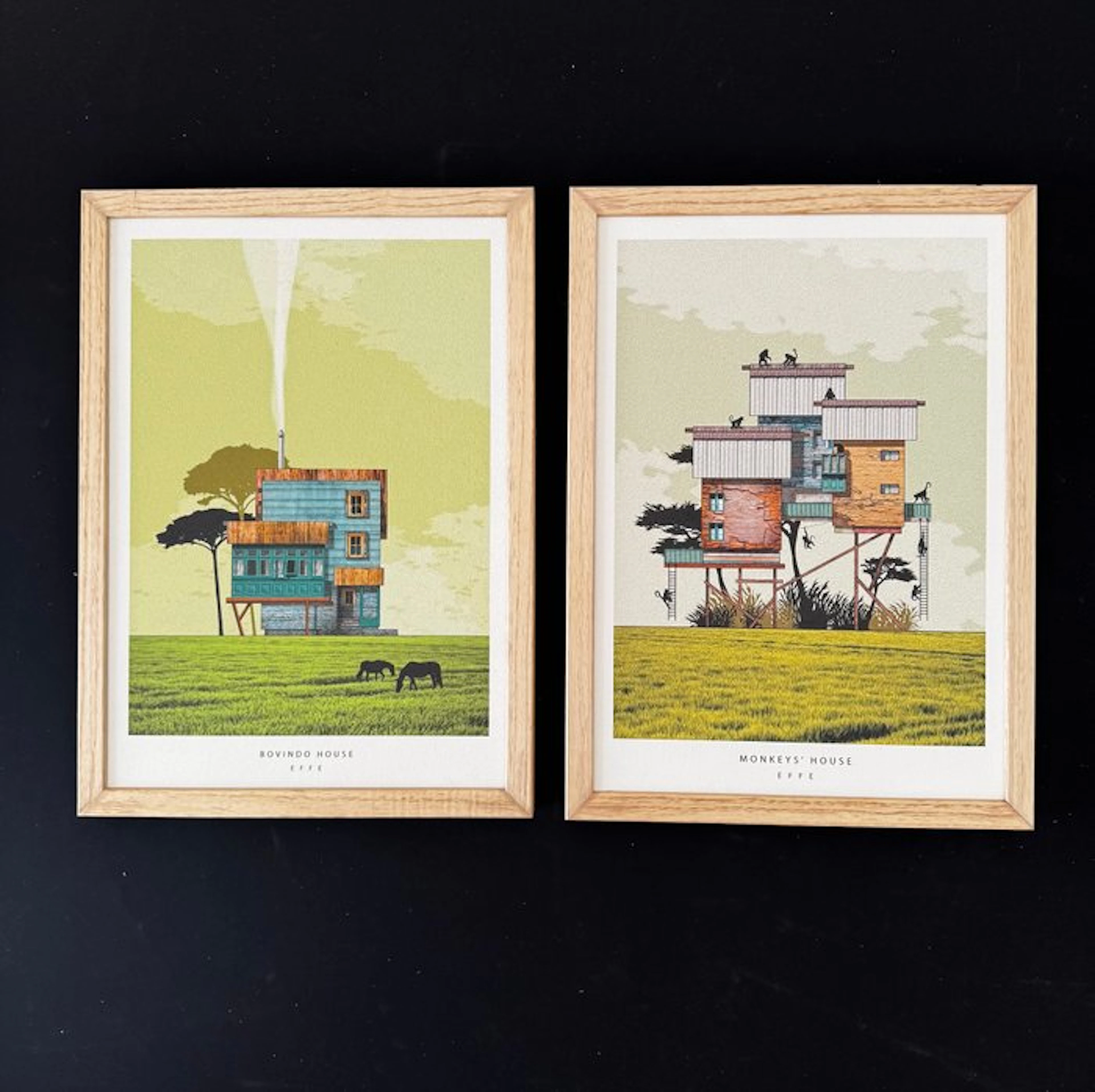 Kiasmo - Francesco Di Dio - Frame (2) - Wood, Canvas