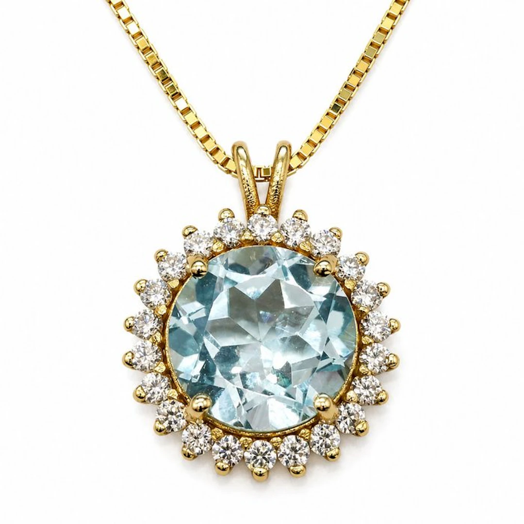 No reserve price - Necklace with pendant - 18 kt