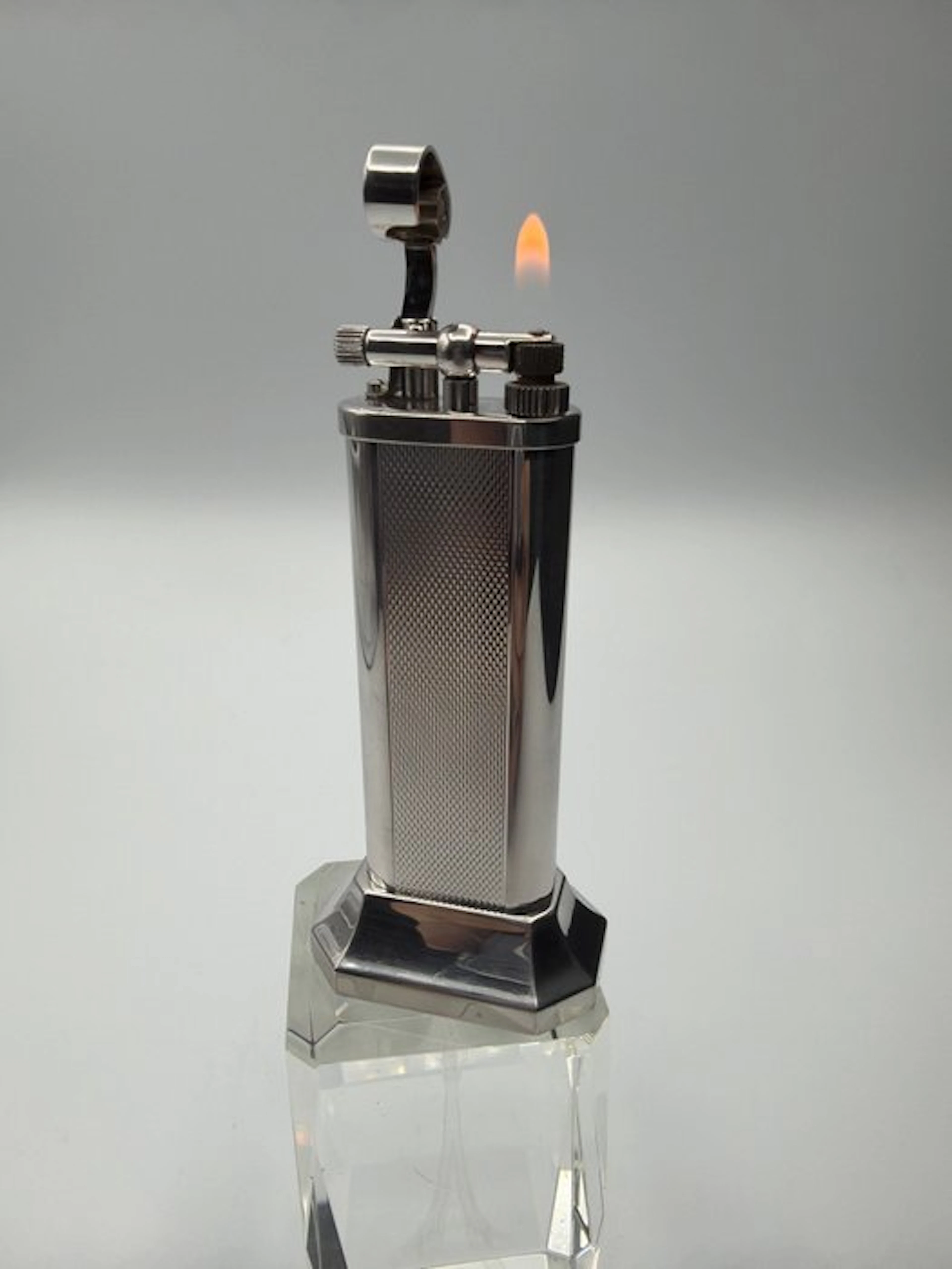 Dunhill - Tabletop - Table lighter - Silver plated