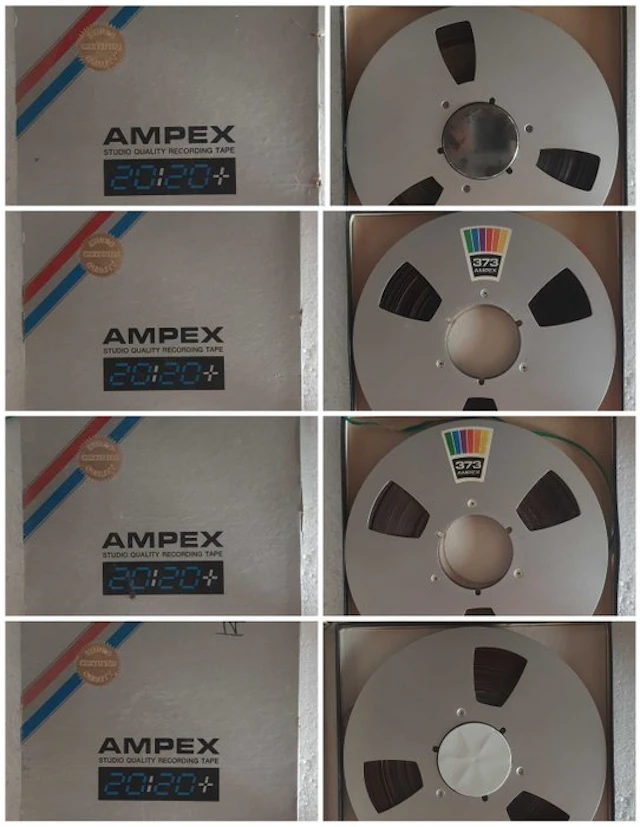 Ampex - 373 20:20+ / 10.5-Inch Nab Hub Metal Reels Bundle Reel to reel audio