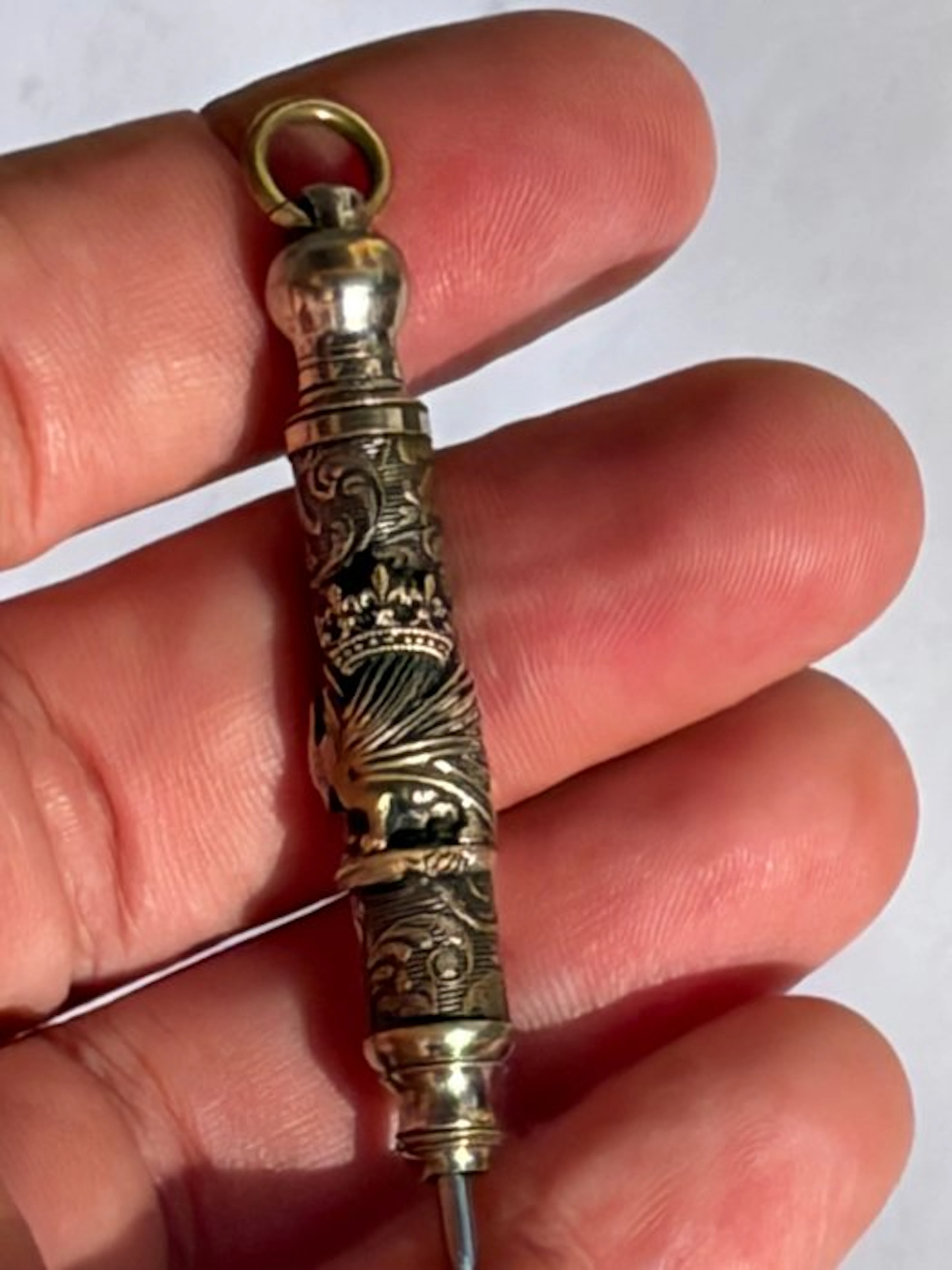 Pendant - No reserve price Art Nouveau chatelaine jewelry...