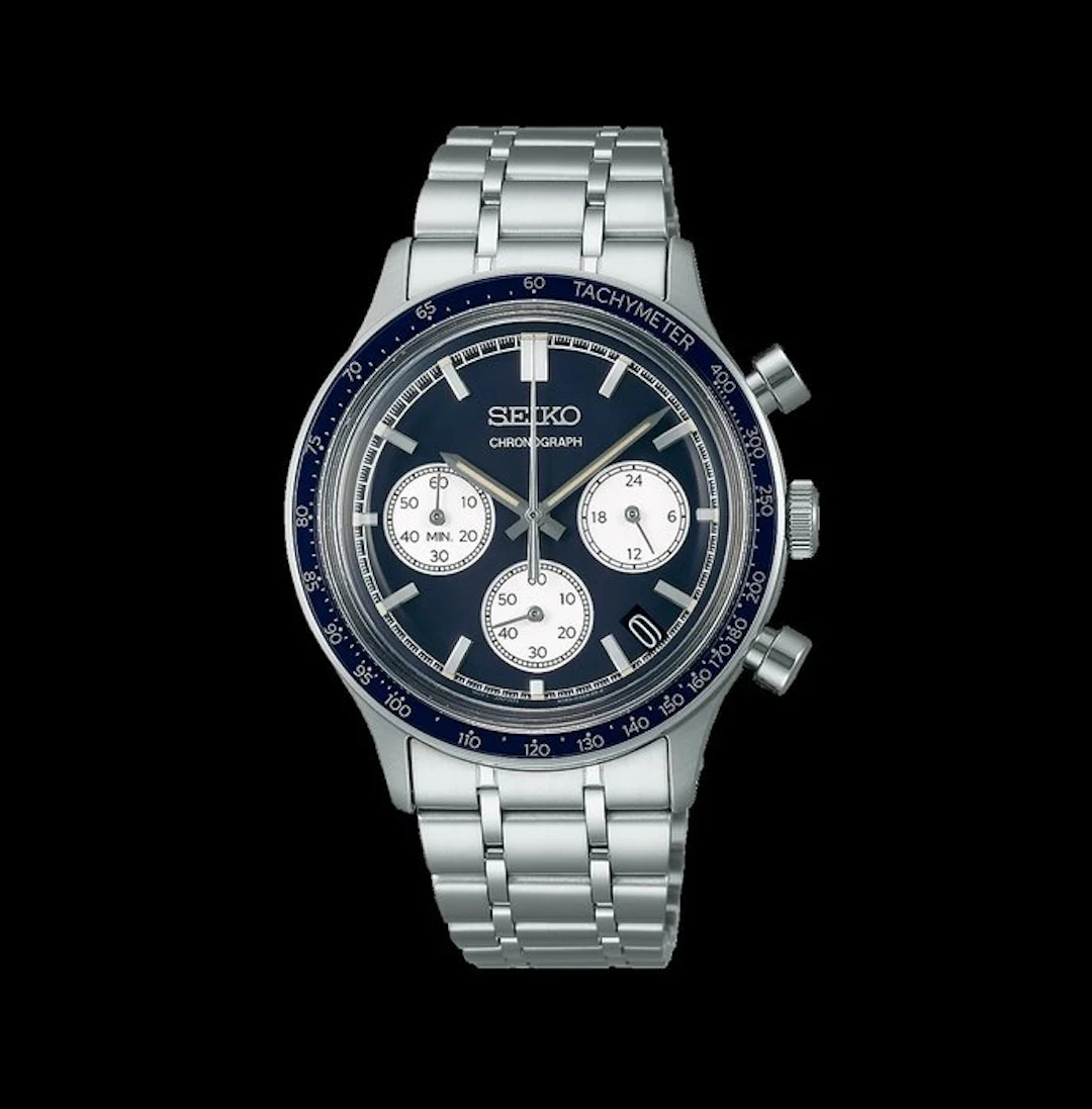 Seiko - Elegant Chronograph Blu Dial - SSB477P11 - Men - 2026
