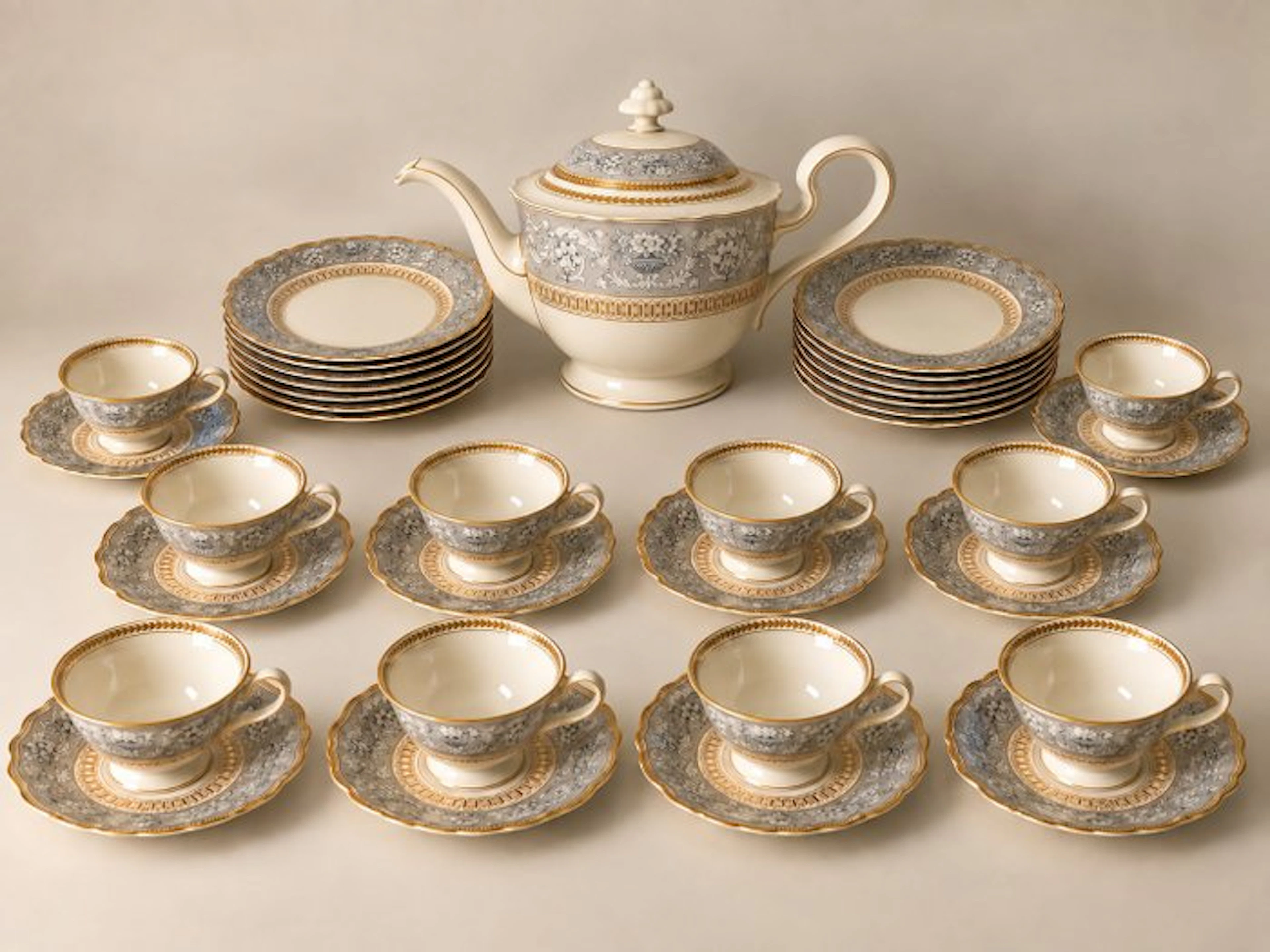Rosenthal - Karl Bayreuther - Tea service (34) - Regina - Porcelain