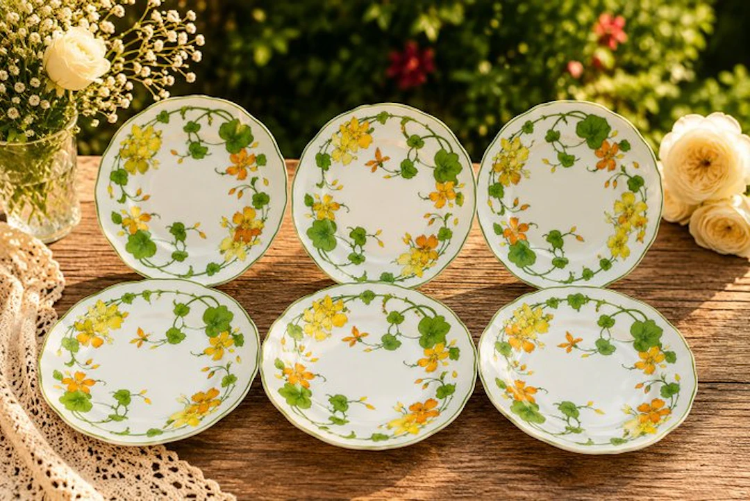 Villeroy & Boch - Dish (6) - Geranium - Porcelain