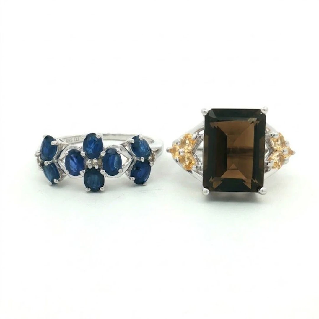 No reserve price - 2 piece jewellery set Silver - 9.77ct