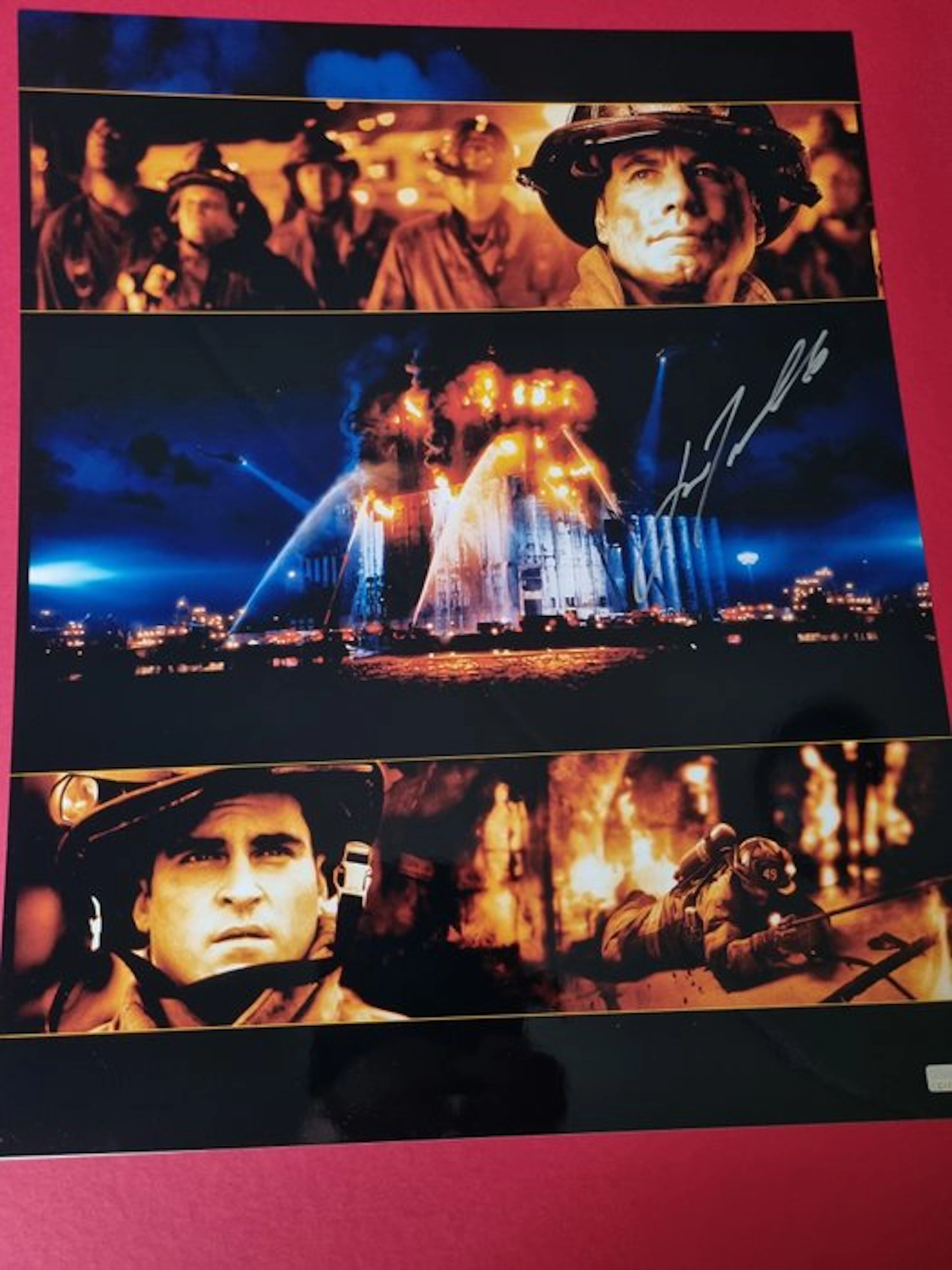 Ladder 49 - Silver ink signature by John Travolta on...