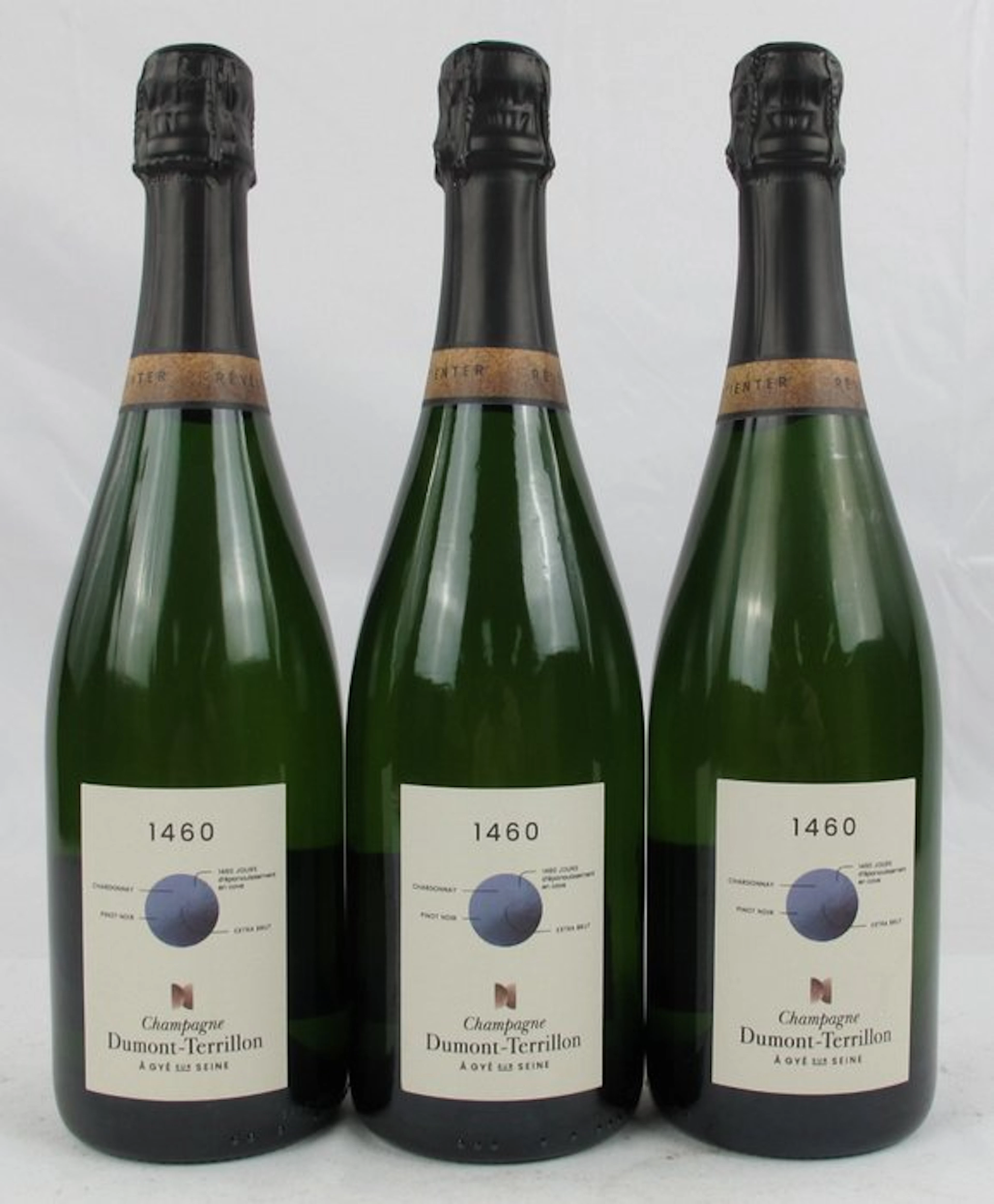 Champagne Dumont-Terrillon Extra-Brut '1460' - Champagne - 3 Bottles (0.75L)