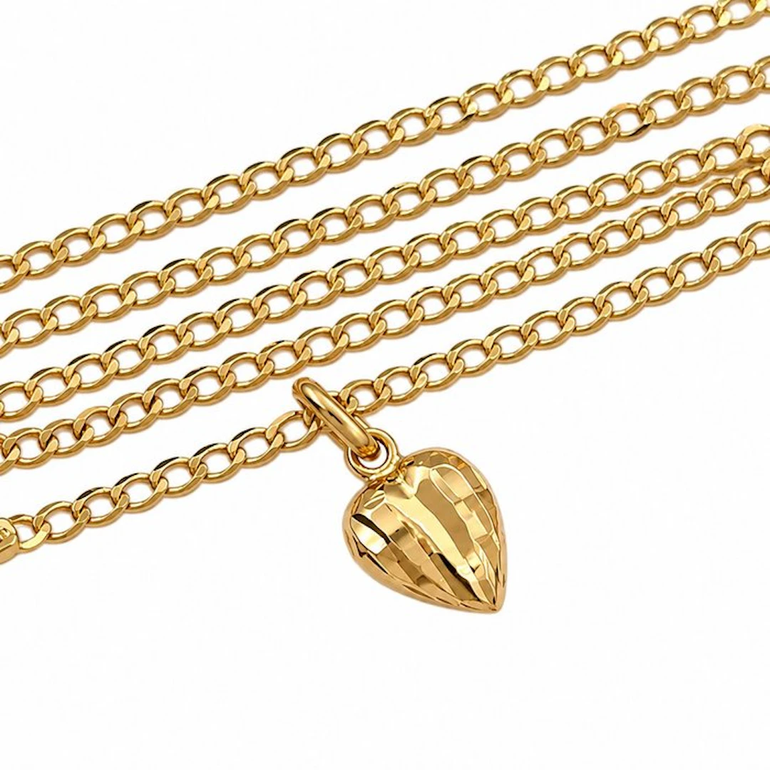 No reserve price - Necklace with pendant - 18 kt
