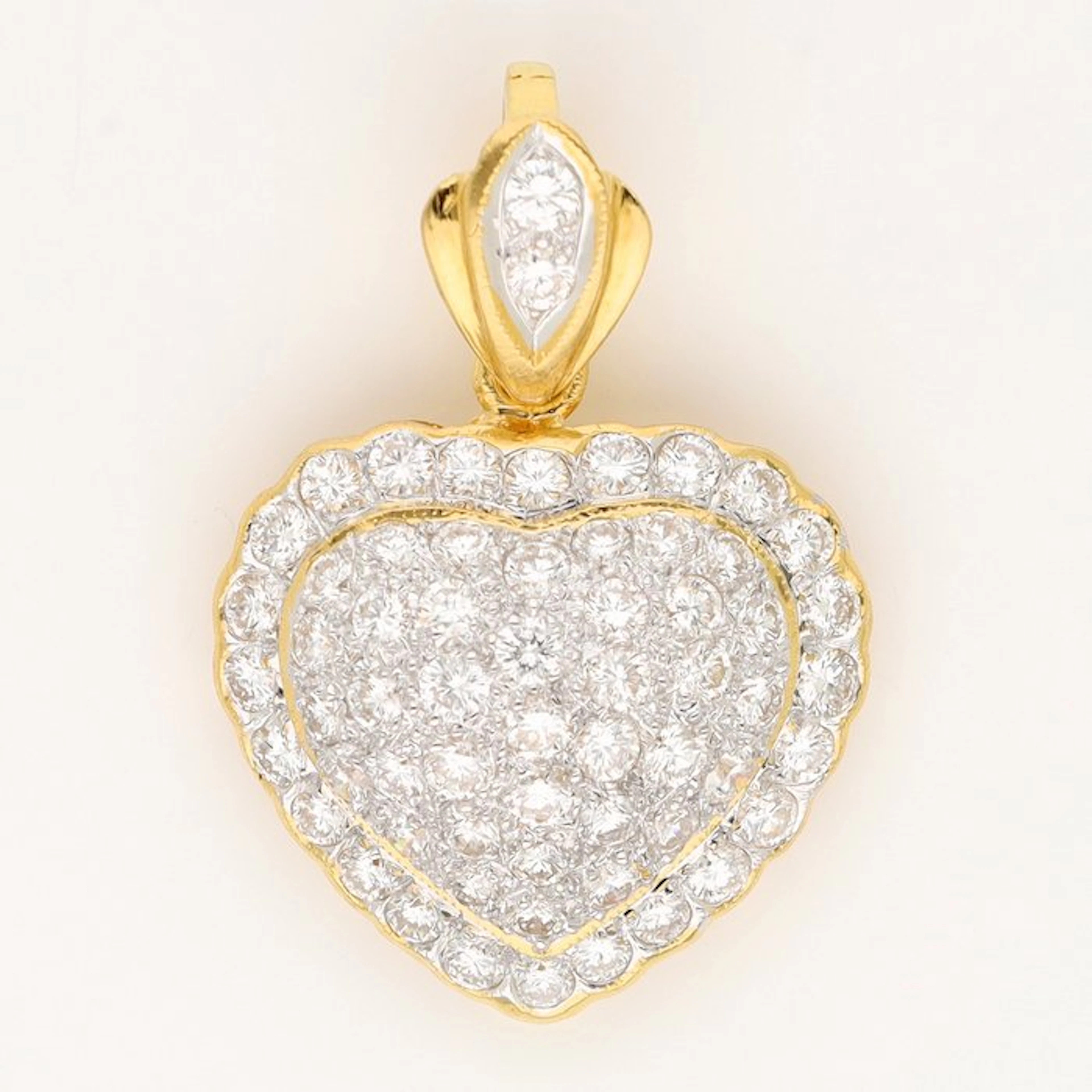 Pendant - 14 kt. Yellow gold Diamond (Natural) - Hart