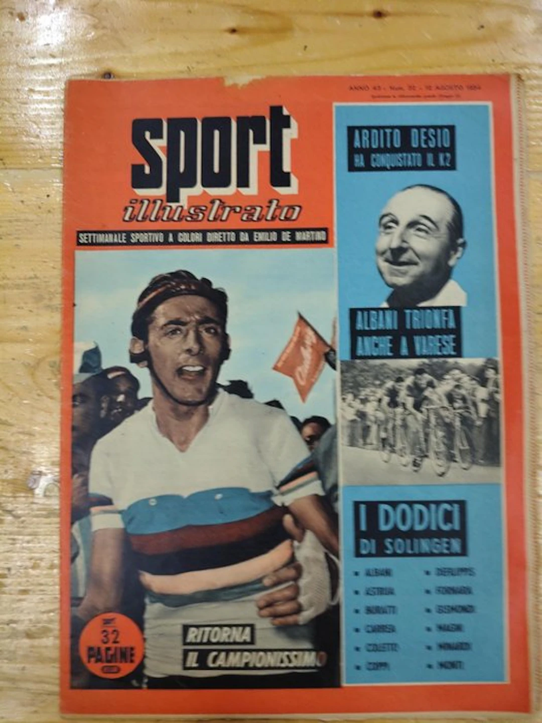 Giro d'Italia - Fausto Coppi - Event memorabilia