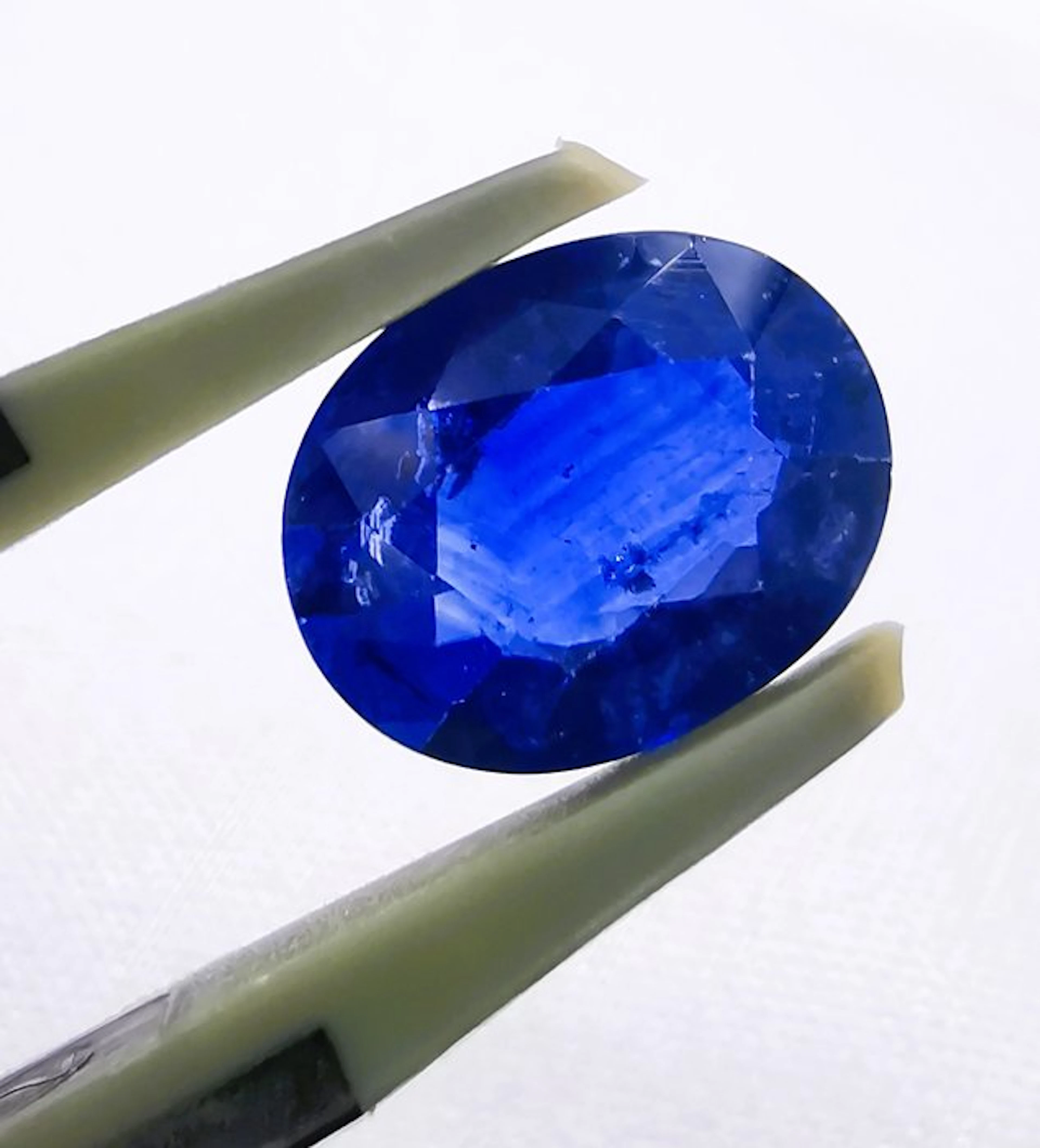 No reserve price - 1 pcs Blue Sapphire - 3.12 ct - Lotus...