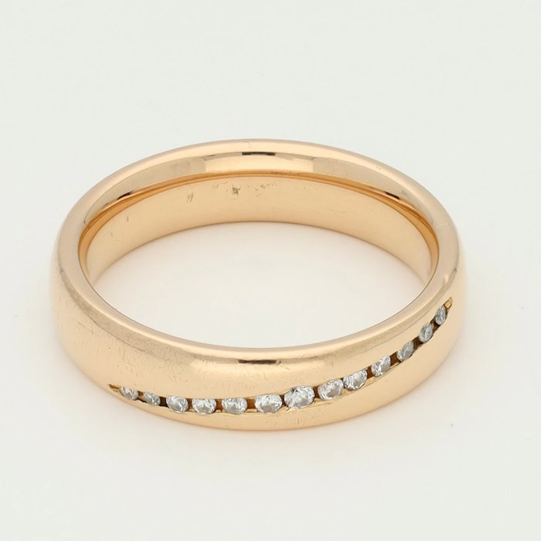 Ring - 18 kt. Rose gold Diamond (Natural)
