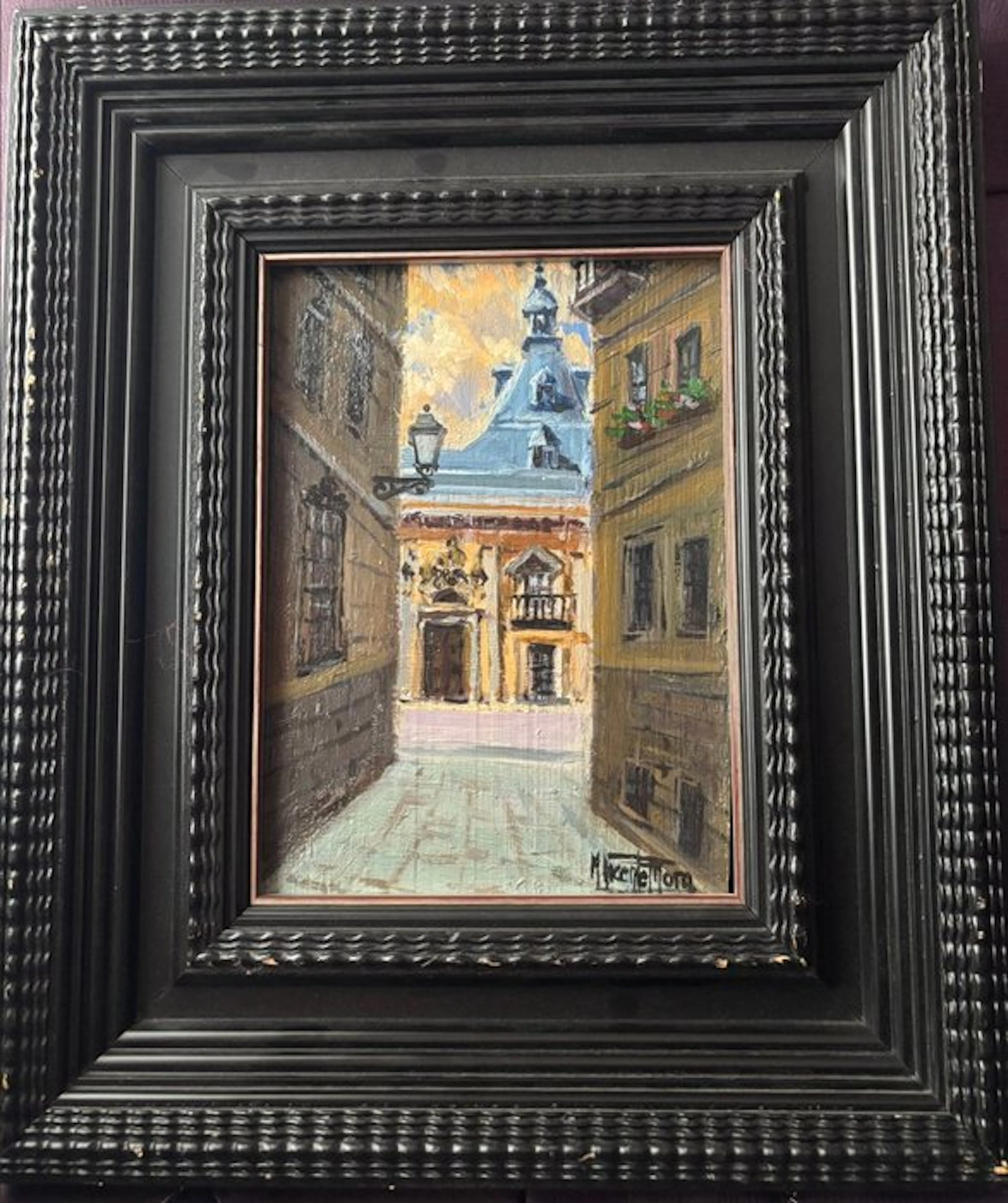 Manuel Vicente Mora (1924) - La calle del codo, Madrid