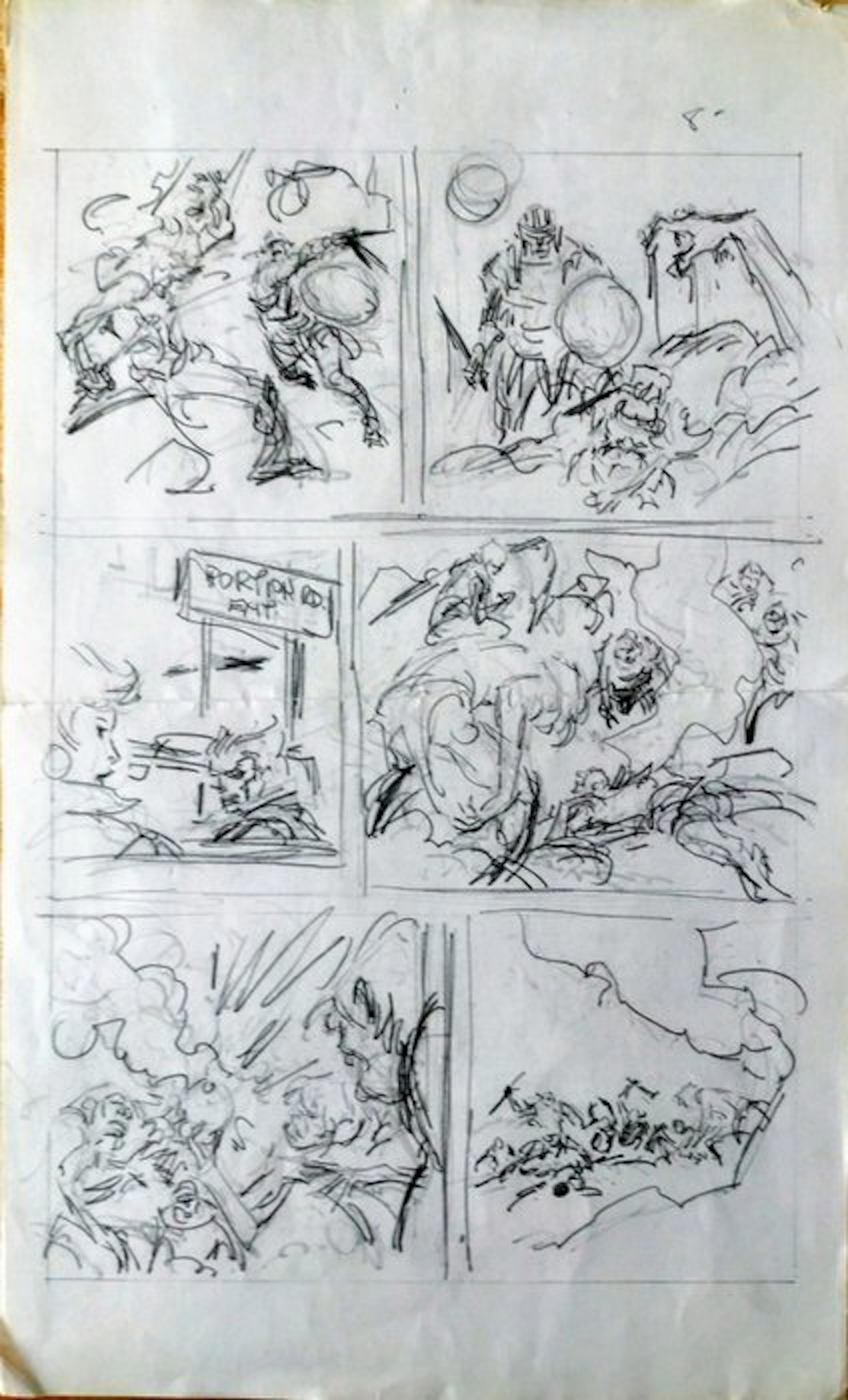 John Buscema - 1 Original preliminary page - Conan the Barbarian