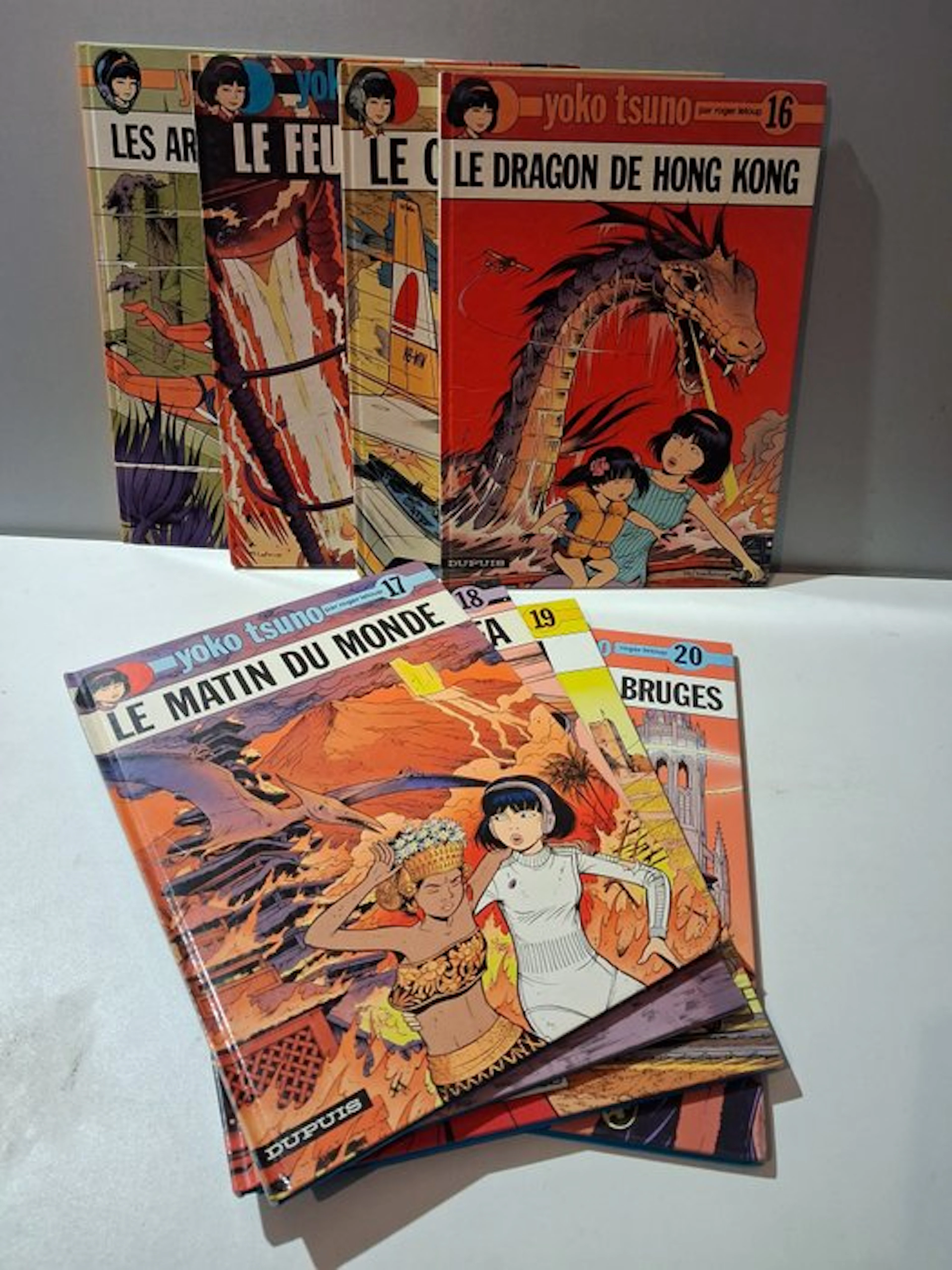 Yoko Tsuno T13 à T20 - 8x C - 8 Album - First edition - 1983/1994