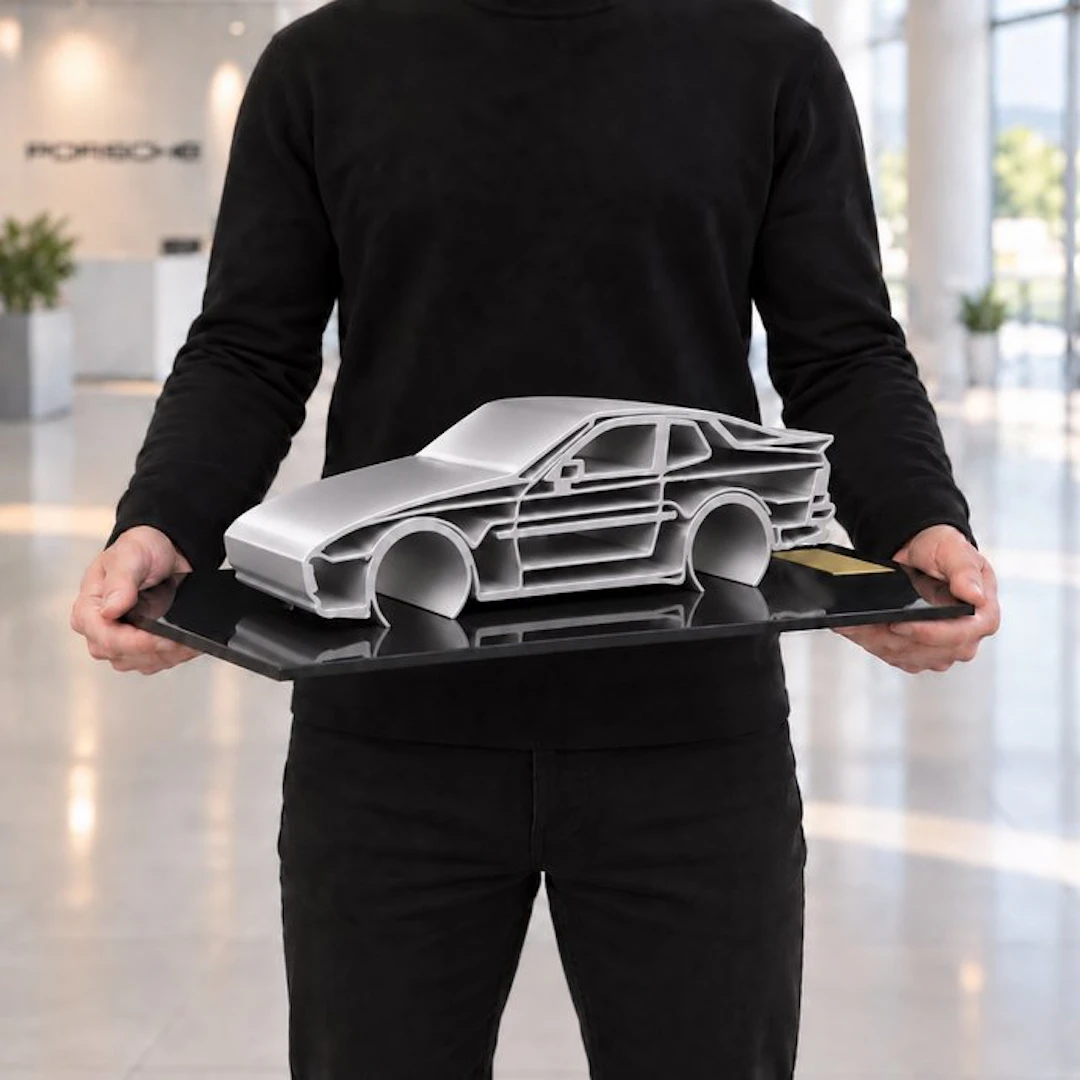Porsche 944 Turbo "Silver Edition" - 1/12 Scale - XXL Car...