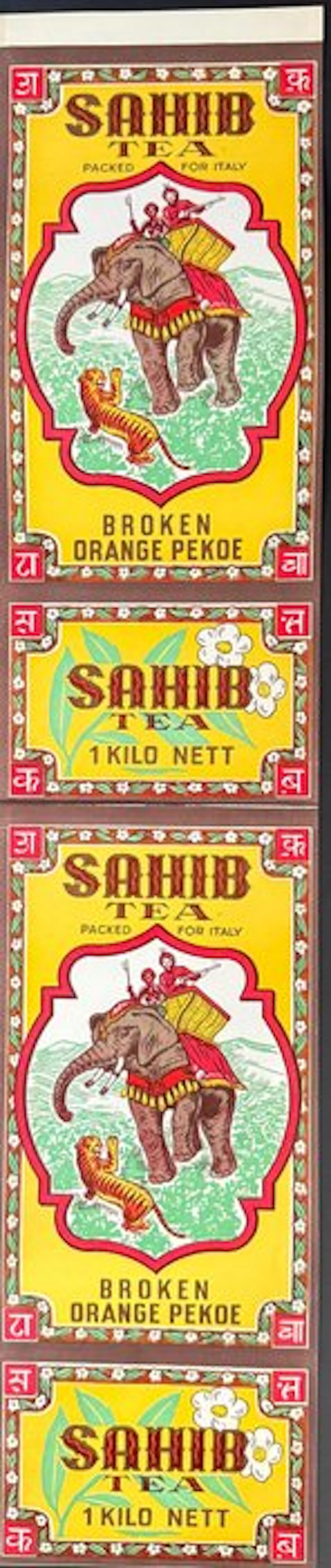 anonimo - etichetta sahib tea