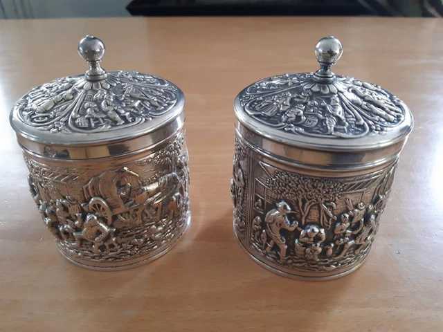 Voor DE - Herbert Hooijkaas - Tea service (2) - Silverplated