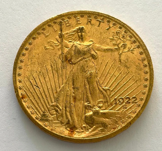 United States. 20 Dollars 1922 - St. Gaudens Double Eagle