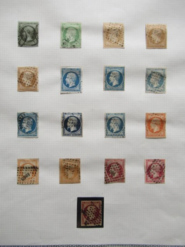 France - Complete series, important note - Yvert n°11 à 18