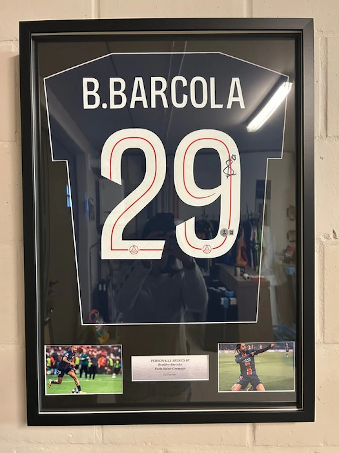 Paris Saint-Germain - French Ligue 1 - Barcola - Football jersey