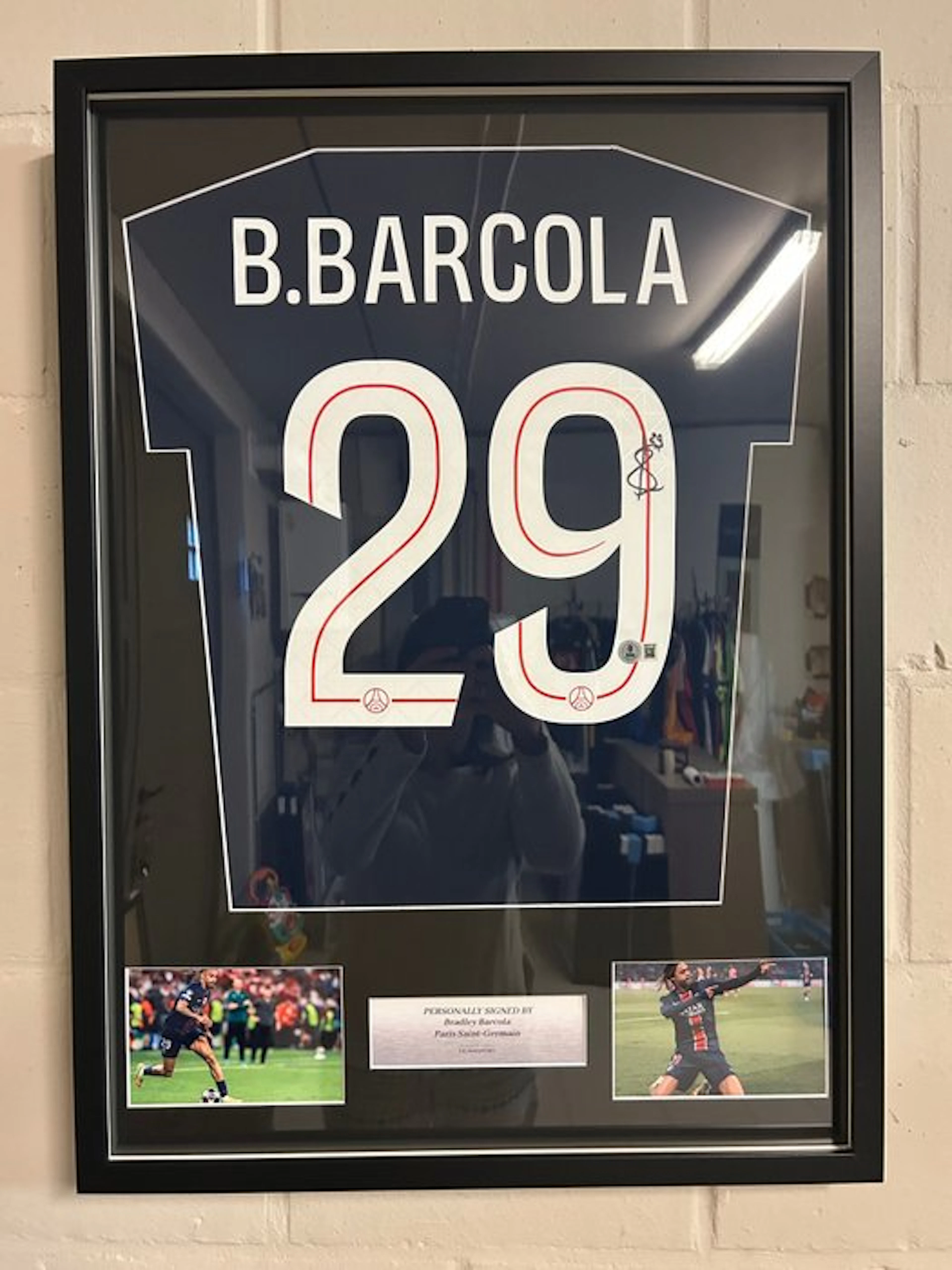Paris Saint-Germain - French Ligue 1 - Barcola - Football jersey