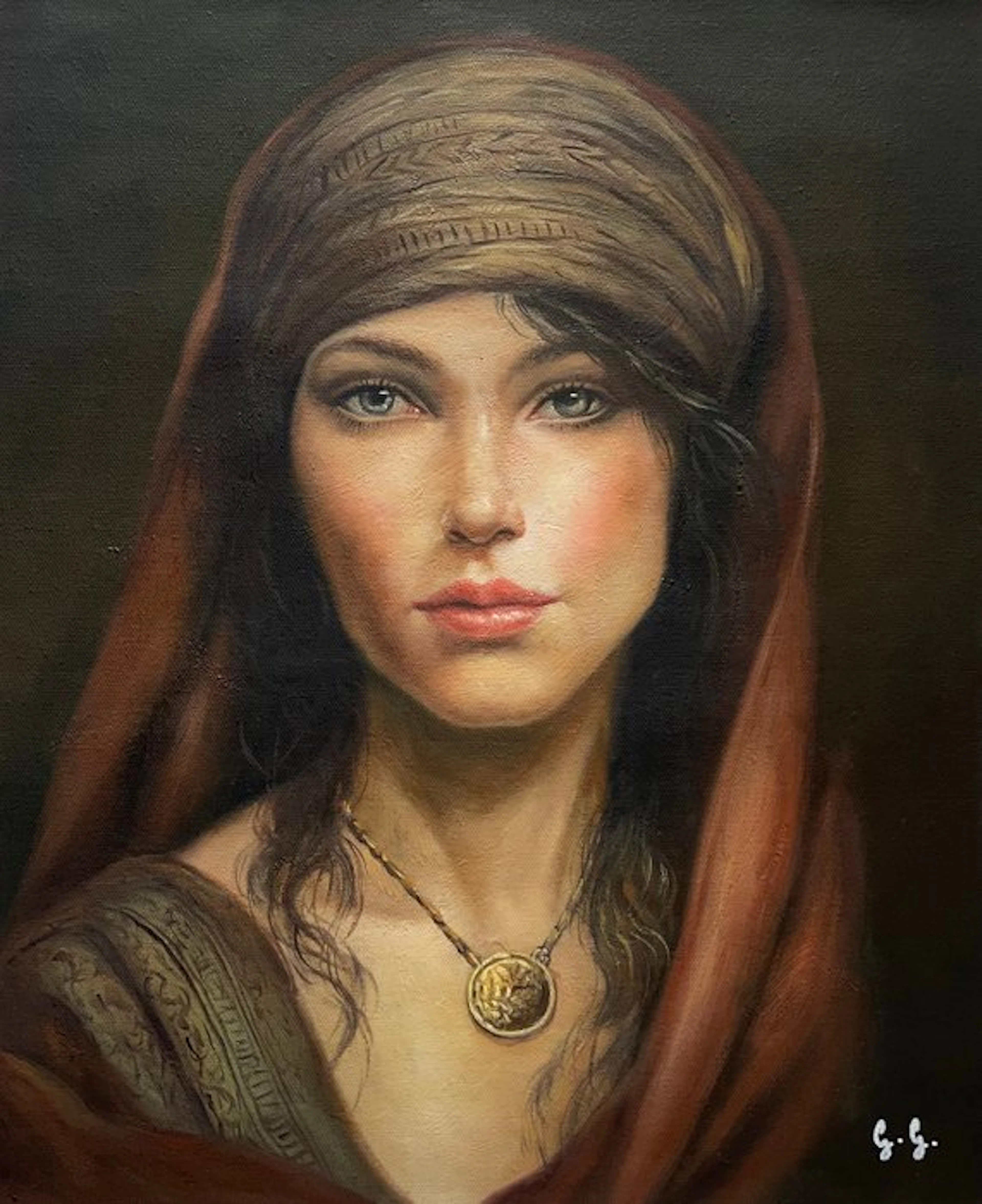 Giuseppe Giglio (1957) - Donna che porta storia