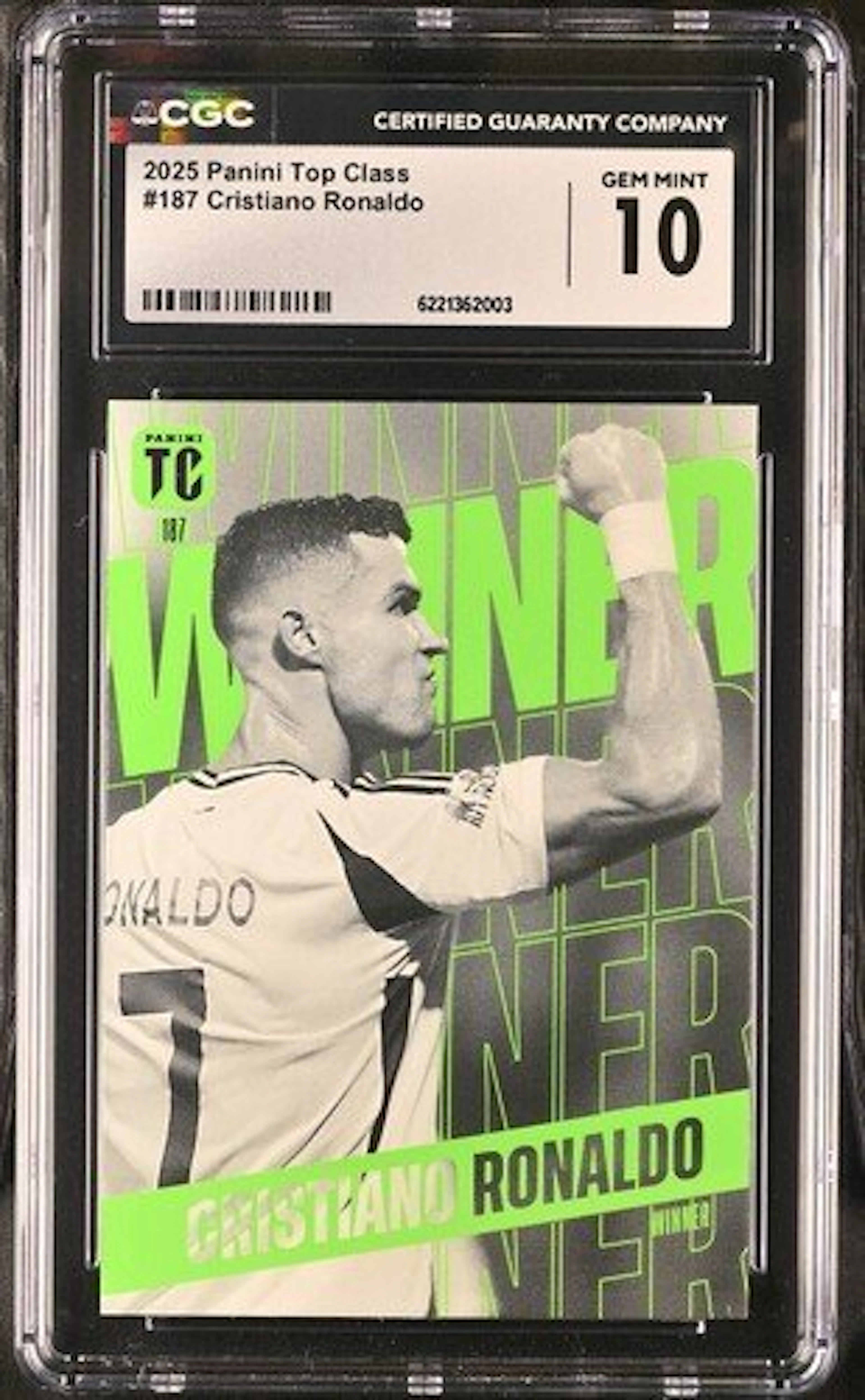 2025 Panini Cristiano Ronaldo #187 - Panini Top Class...