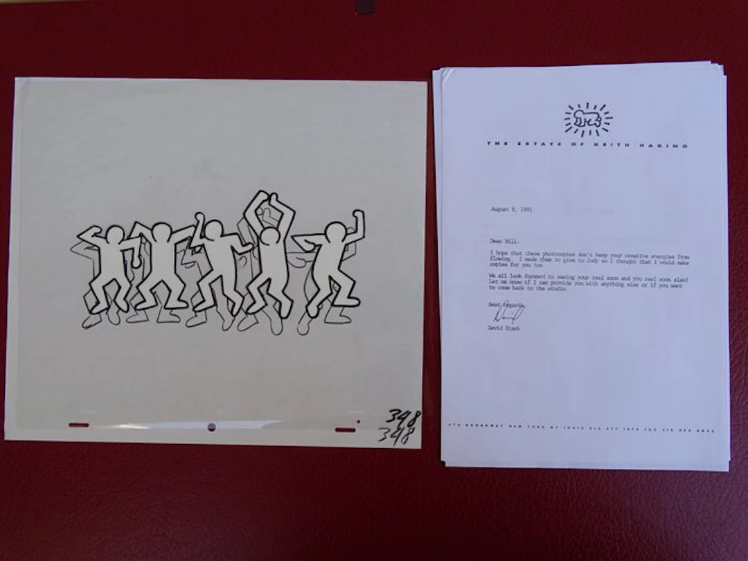 Keith Haring (1958-1990) - Outlines Dancing