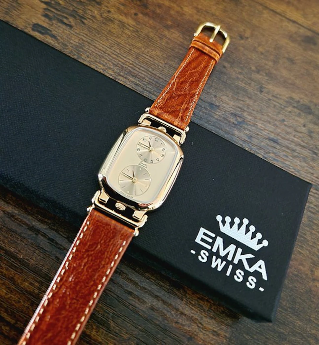 Emka Geneve - No reserve price - Dual Timer 2 x ETA 980...