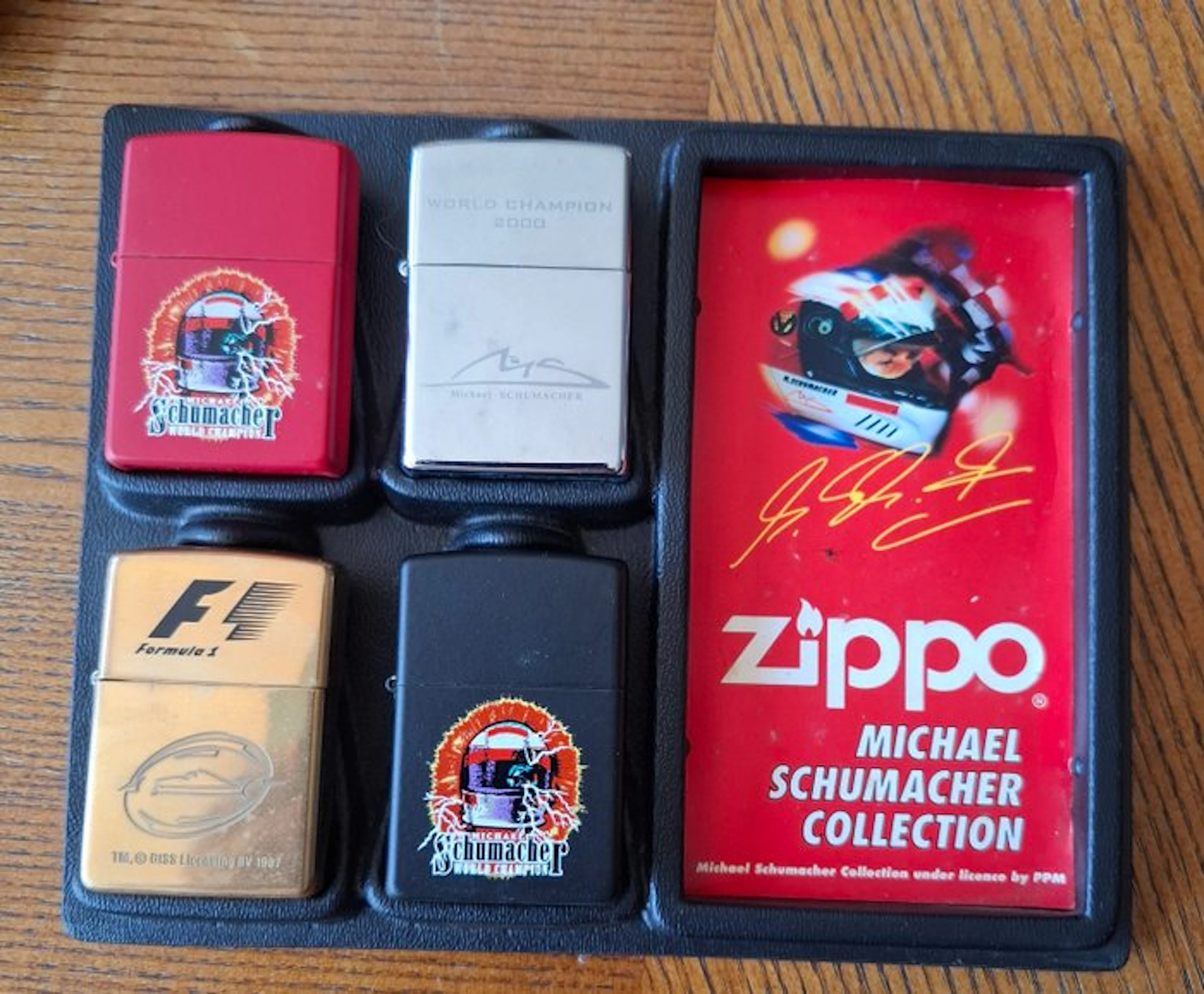 Zippo - Michael Schumacher collectie - No reserve price - Lighter - Brass