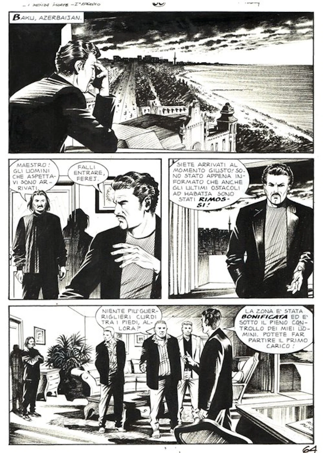 Dotti, Maurizio - 1 Original page - Dampyr #123 - "I senza morte" - 2010
