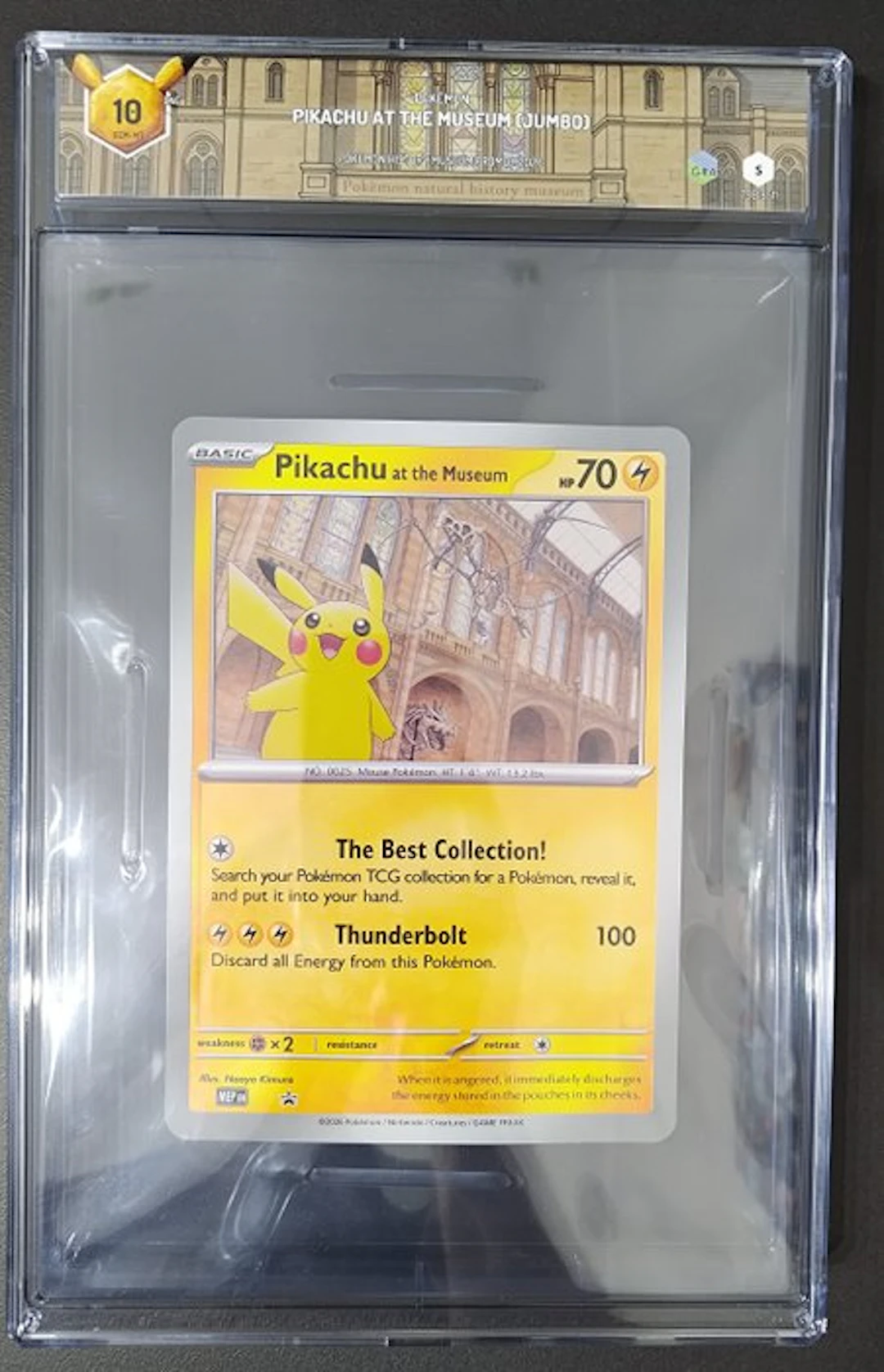 Pokémon - 1 Graded card - Pikachu Promo card