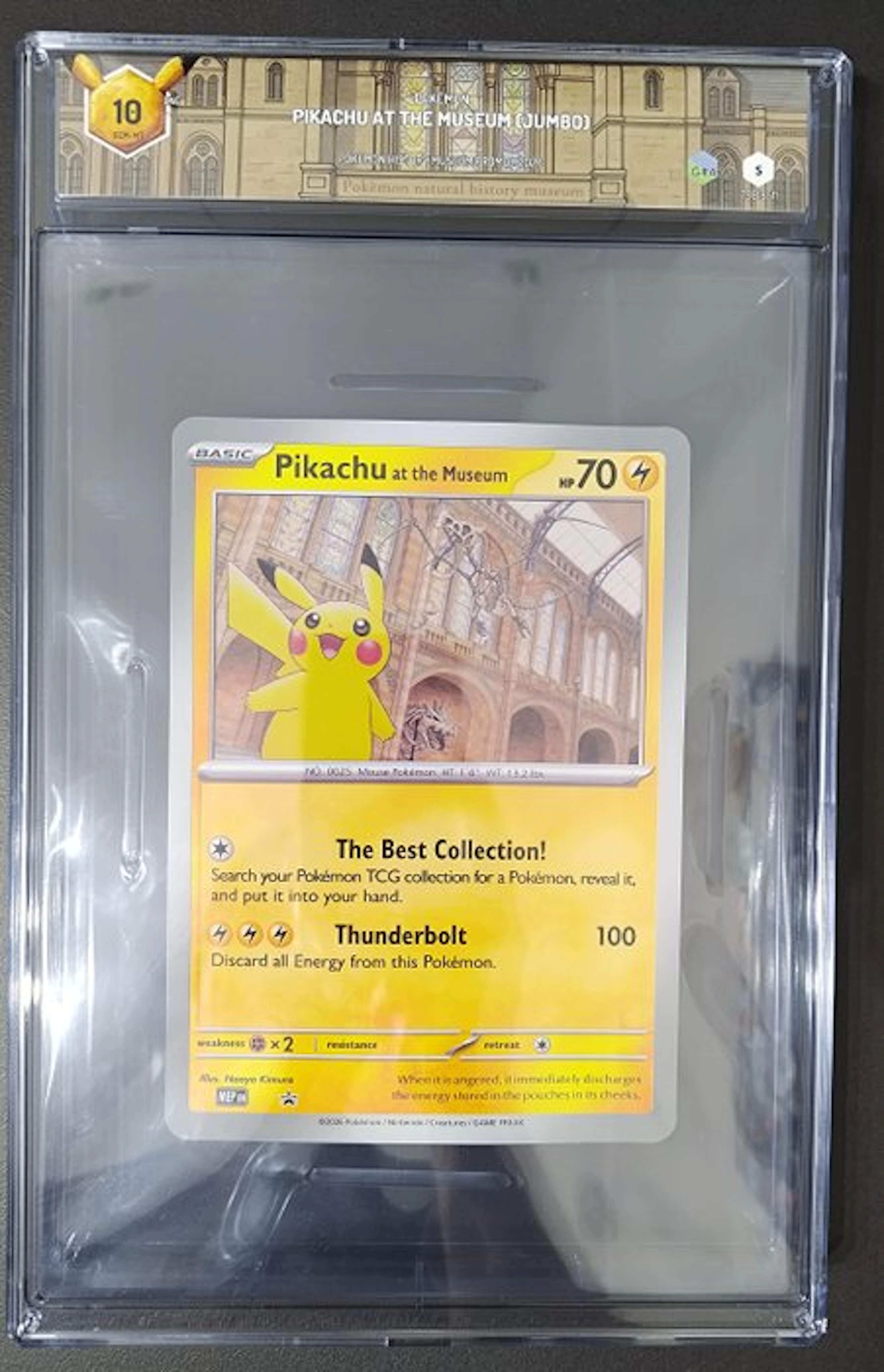 Pokémon - 1 Graded card - Pikachu Promo card