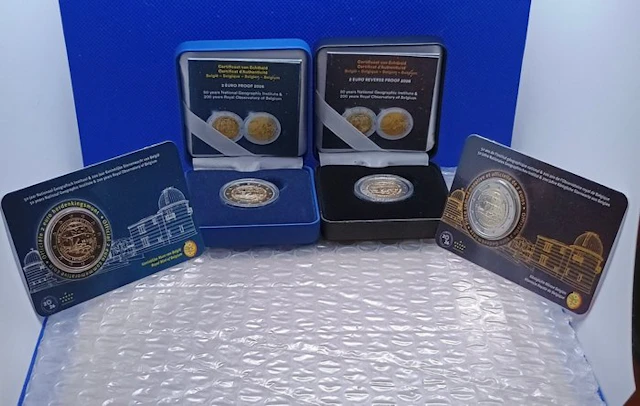 Belgium. 2 Euro 2026 "Geographic Institute and Royal...