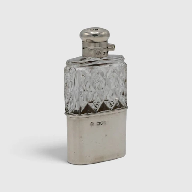 Decanter - Silver, Crystal