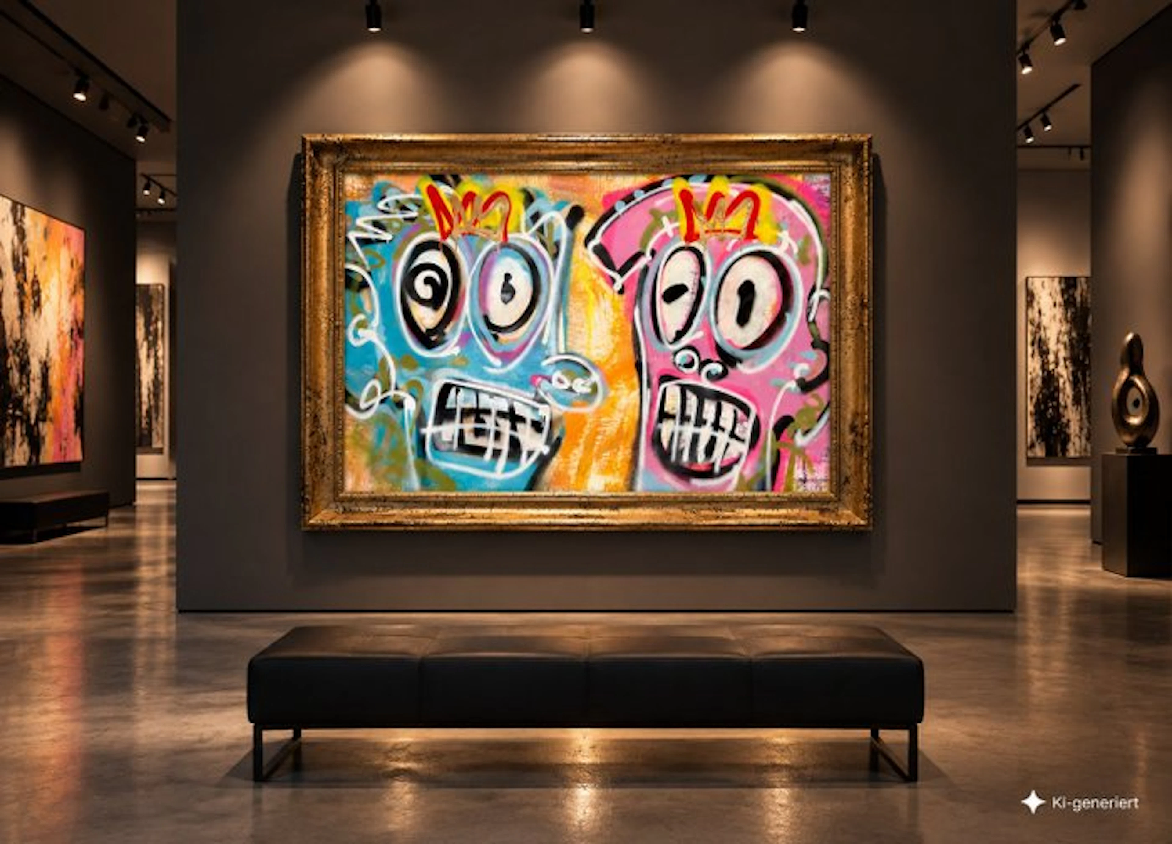 Timo Wedell - Whimsical Encounter- XXL - Hommage Basquiat