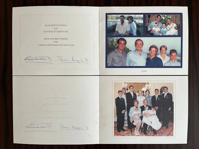 King Constantine II of Greece - Signed