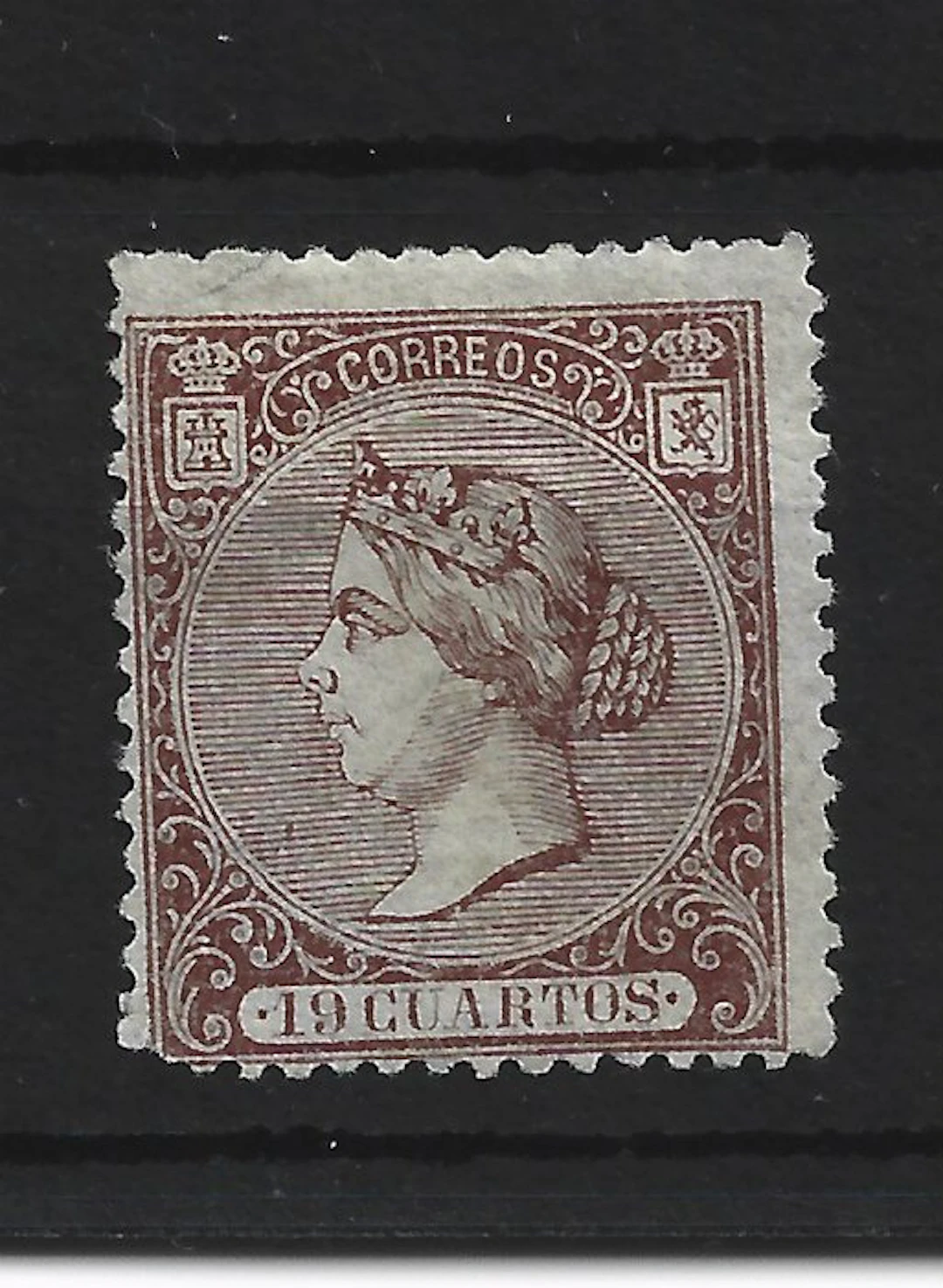 Spain 1865 - 19 new rooms - Edifil 83