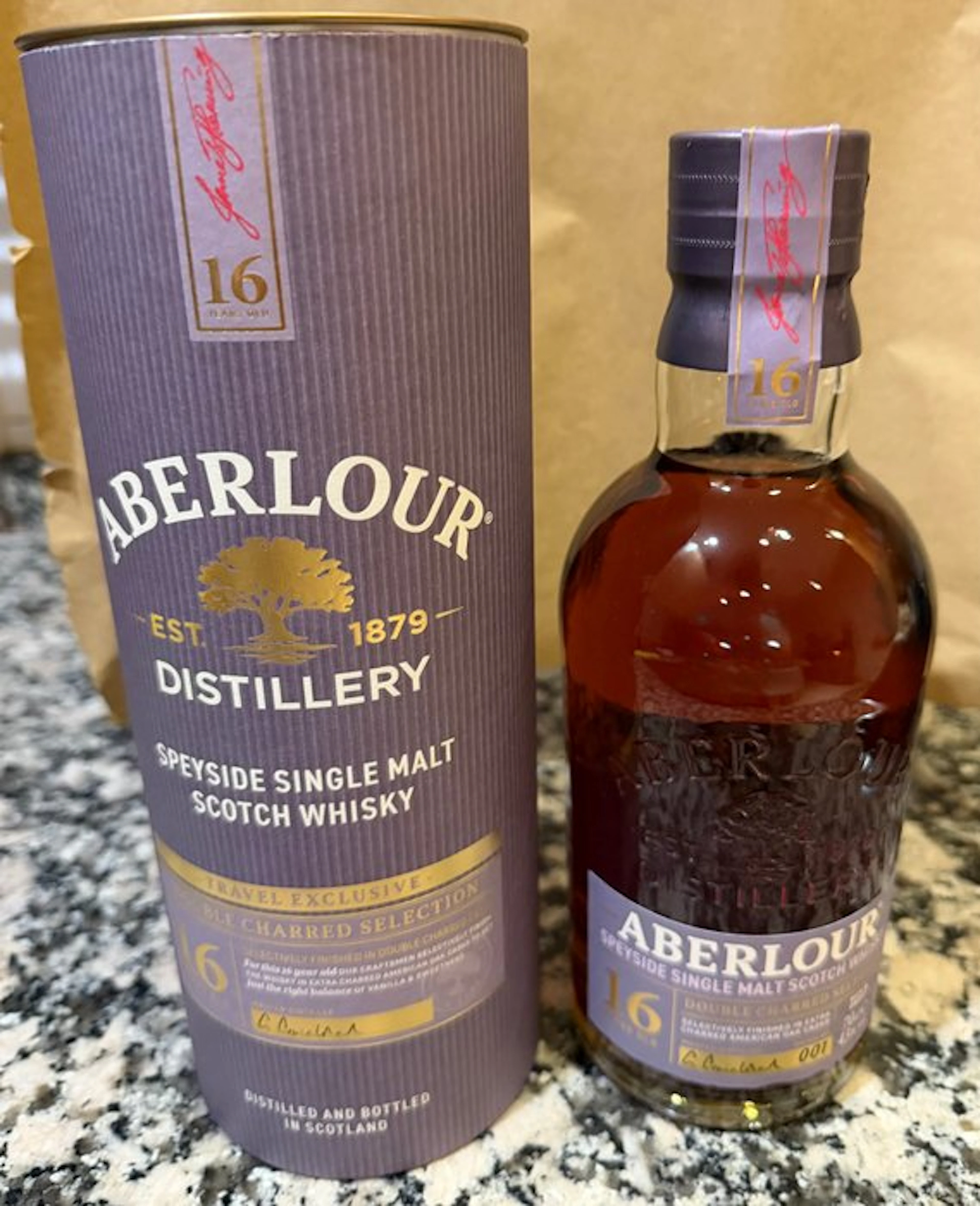 Aberlour 16 years old Double Cask - Batch 001 - 70cl
