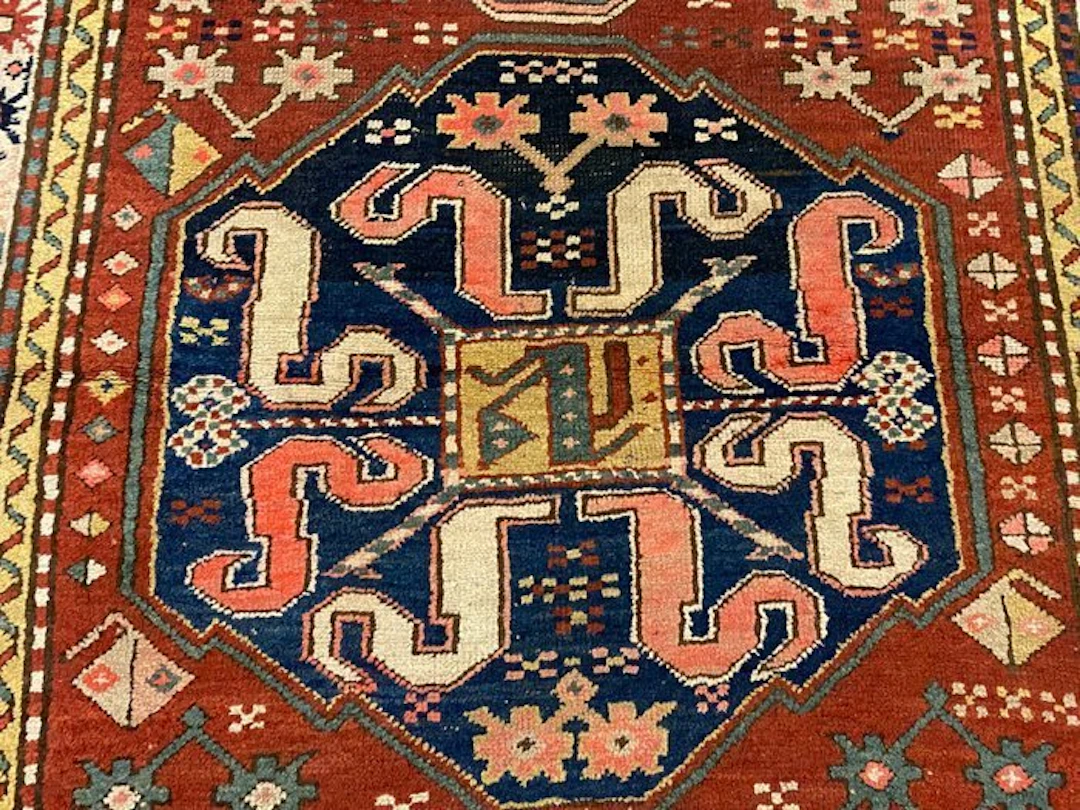 Antique Cloudband Karabagh Rug - Rug - 277 cm - 101 cm - Antique Cloudband Rug