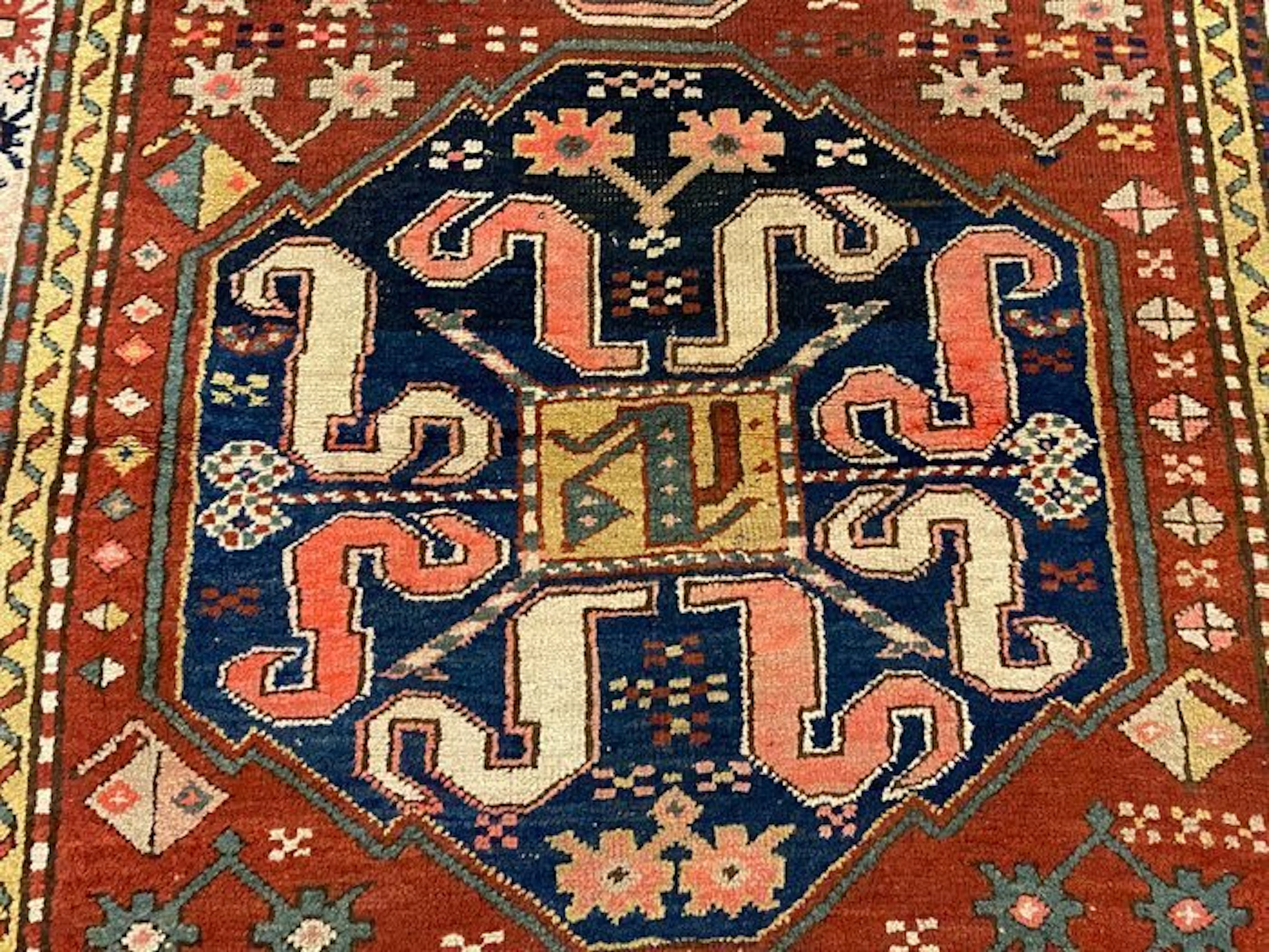Antique Cloudband Karabagh Rug - Rug - 277 cm - 101 cm - Antique Cloudband Rug