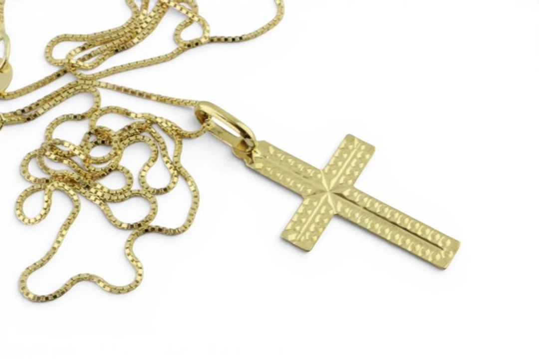 Necklace with pendant - 18 kt. Yellow gold